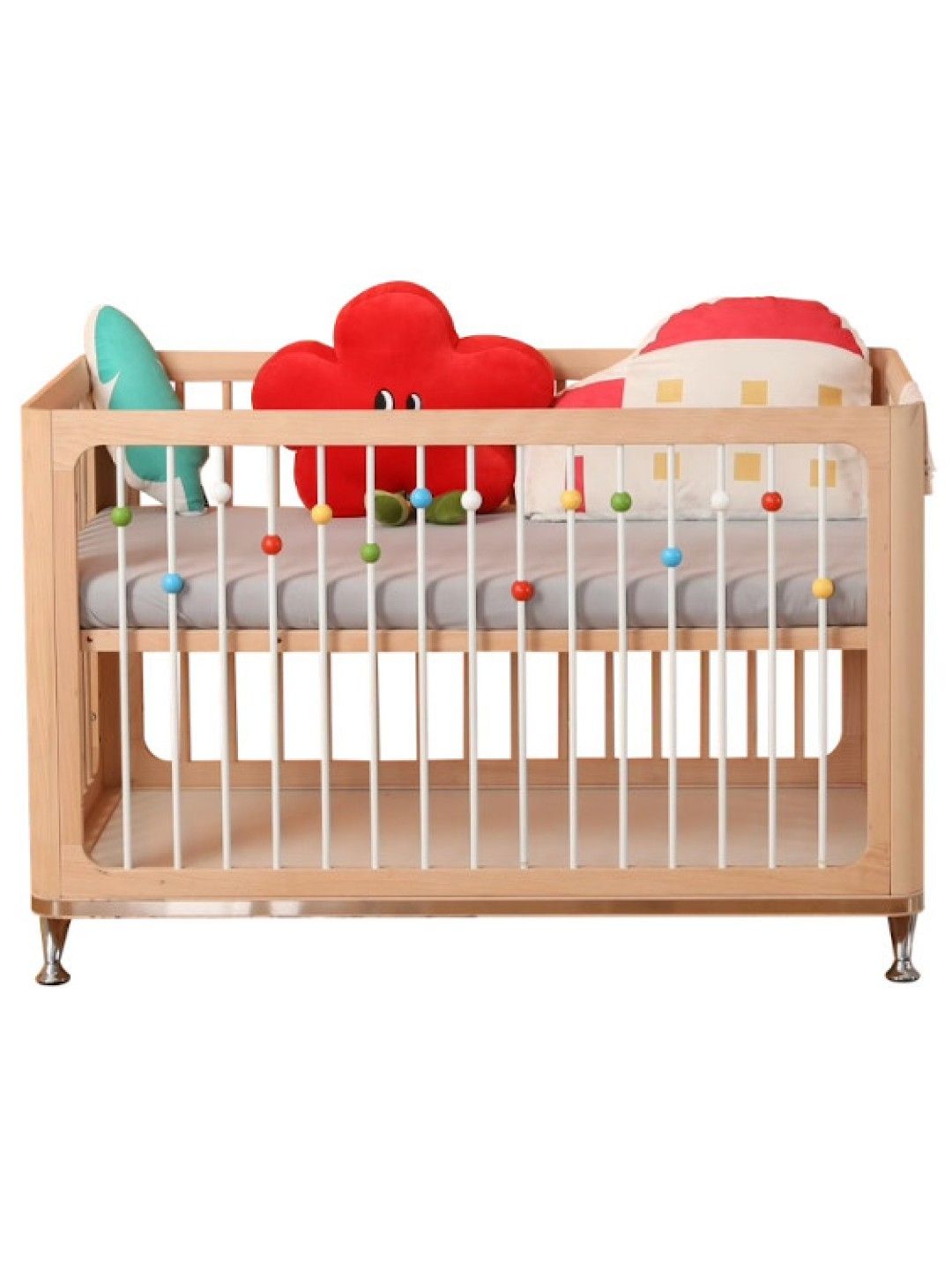 AVC Kiddos Aiden Wooden Crib (No Color- Image 1)