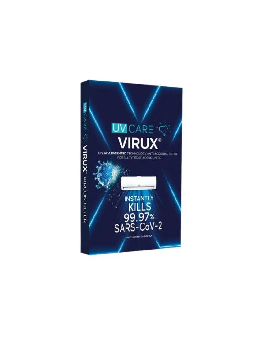 UV Care Aircon Virux Antimicrobial Filter Sheet (No Color- Image 1)