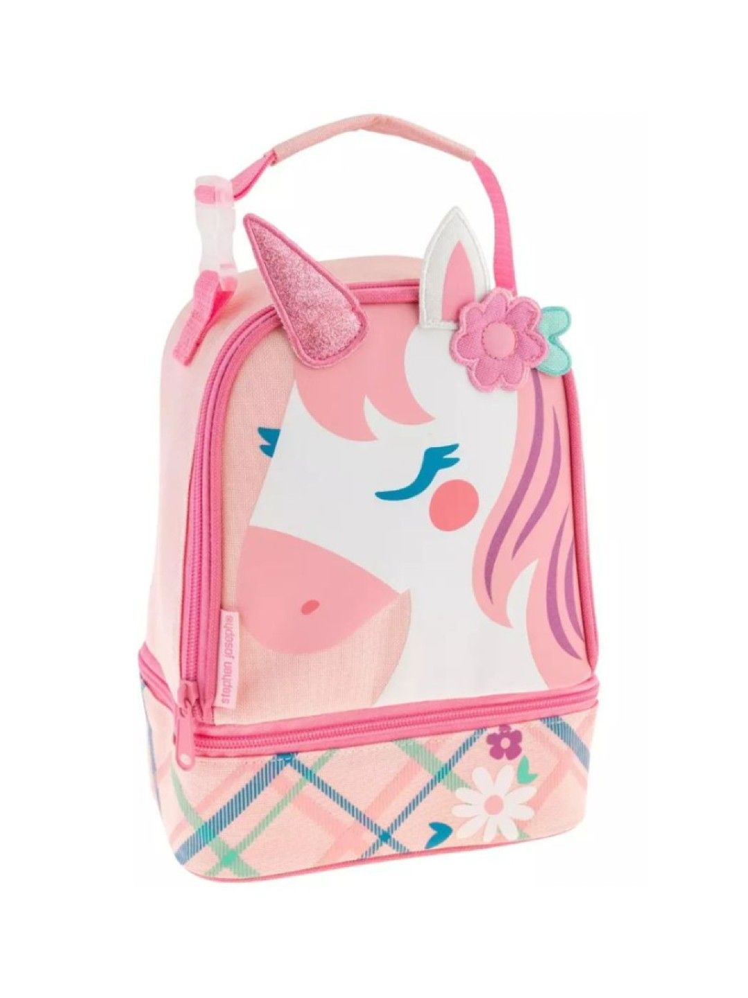 Stephen Joseph All Over Print Backpack with Lunch Bag for Kids - Pink Unicorn Lunch Pal (No Color- Image 4)