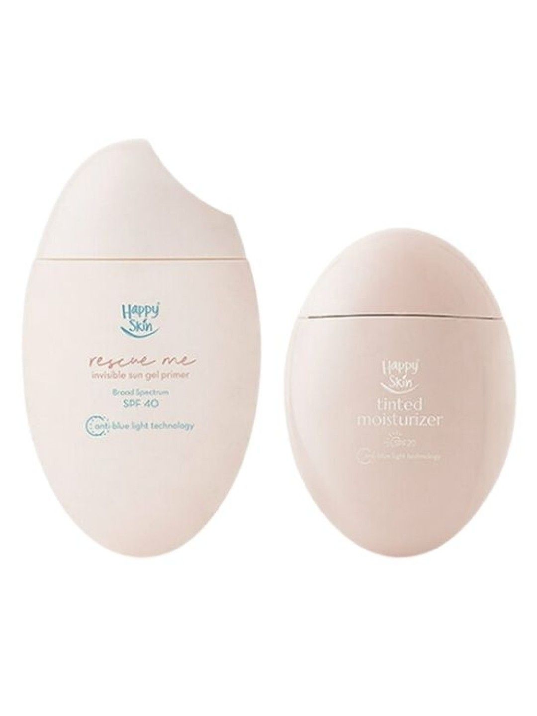 Happy Skin Tinted Moisturizer & Invisible Sun Gel Set in Light Beige (No Color- Image 1)