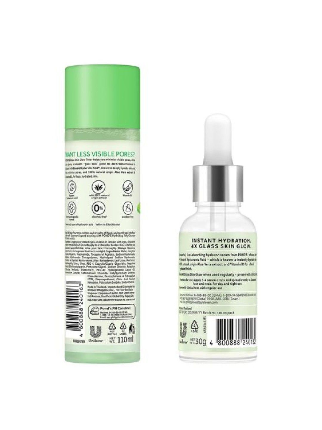 Pond's [Promo Bundle] Toner & Serum - Aloe Vera (No Color- Image 2)