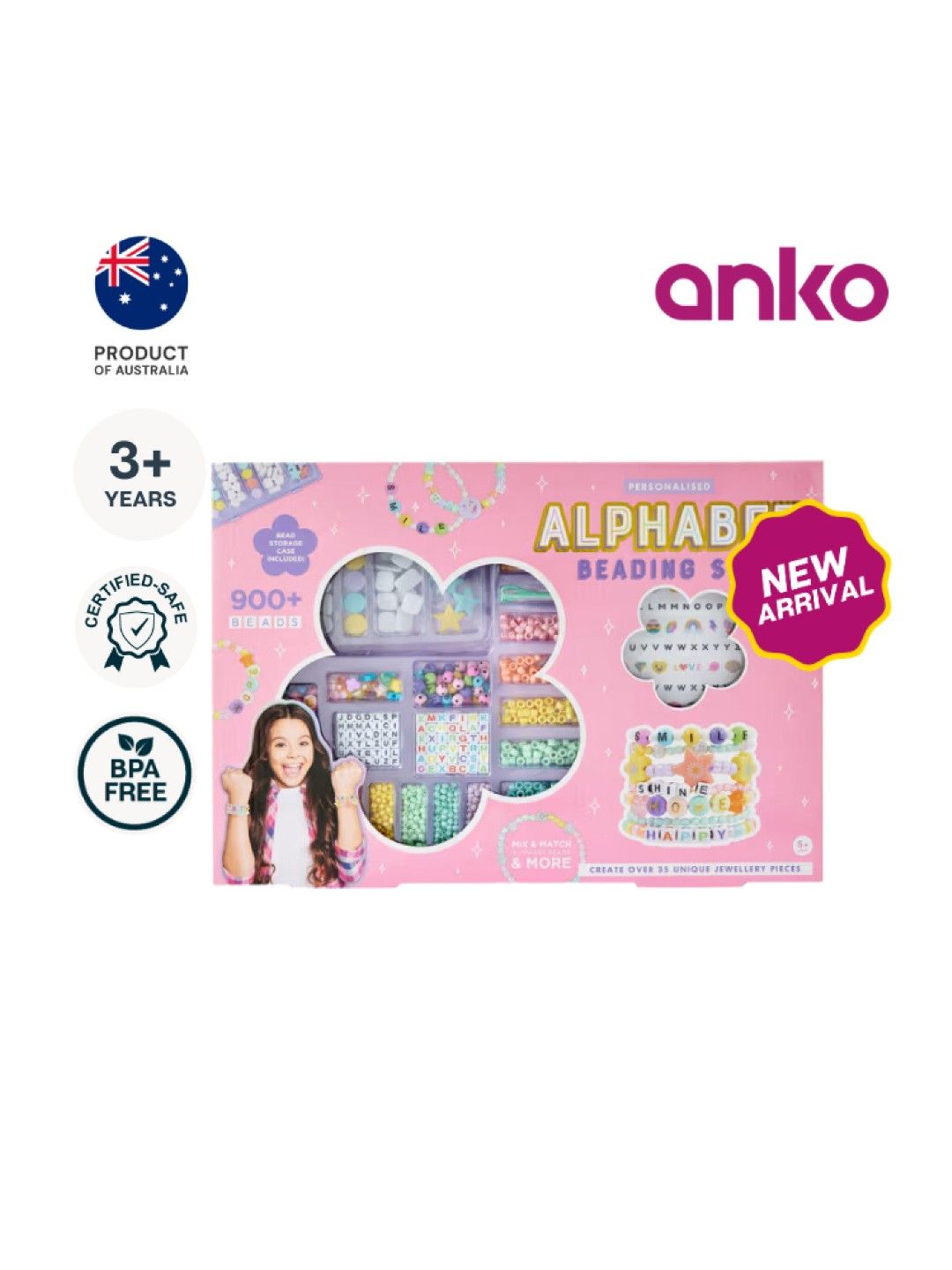 Anko Alphabet Beading Kit (No Color- Image 1)