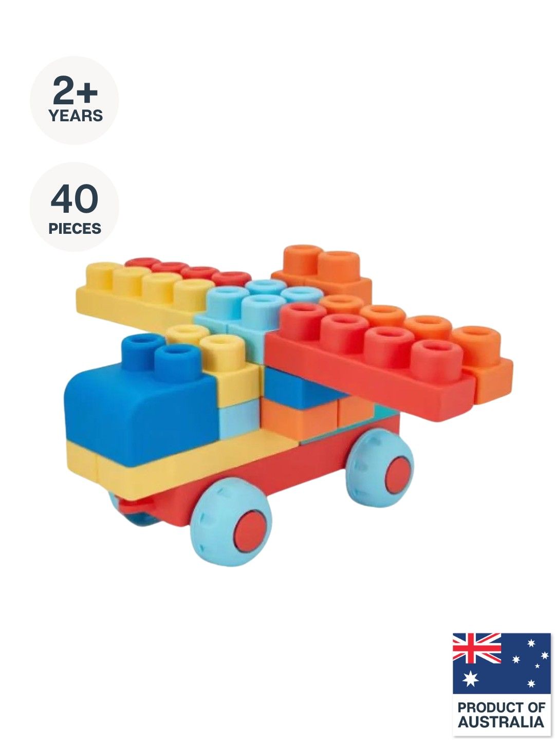 Anko Soft Building Blocks (40pcs) (Multicolor- Image 1)