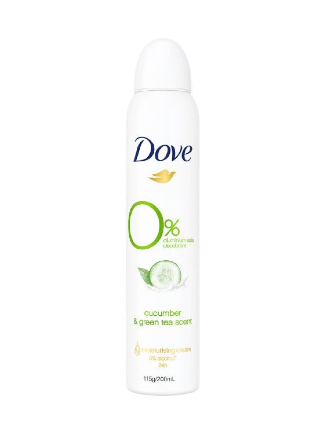 Dove Aluminum Free Deodorant Spray Cucumber & Green Tea (200ml)