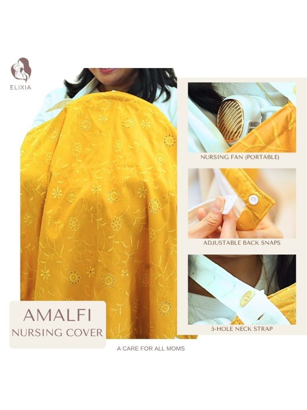 ELIXIA Amalfi Nursing Cover Set (No Color- Image 2)