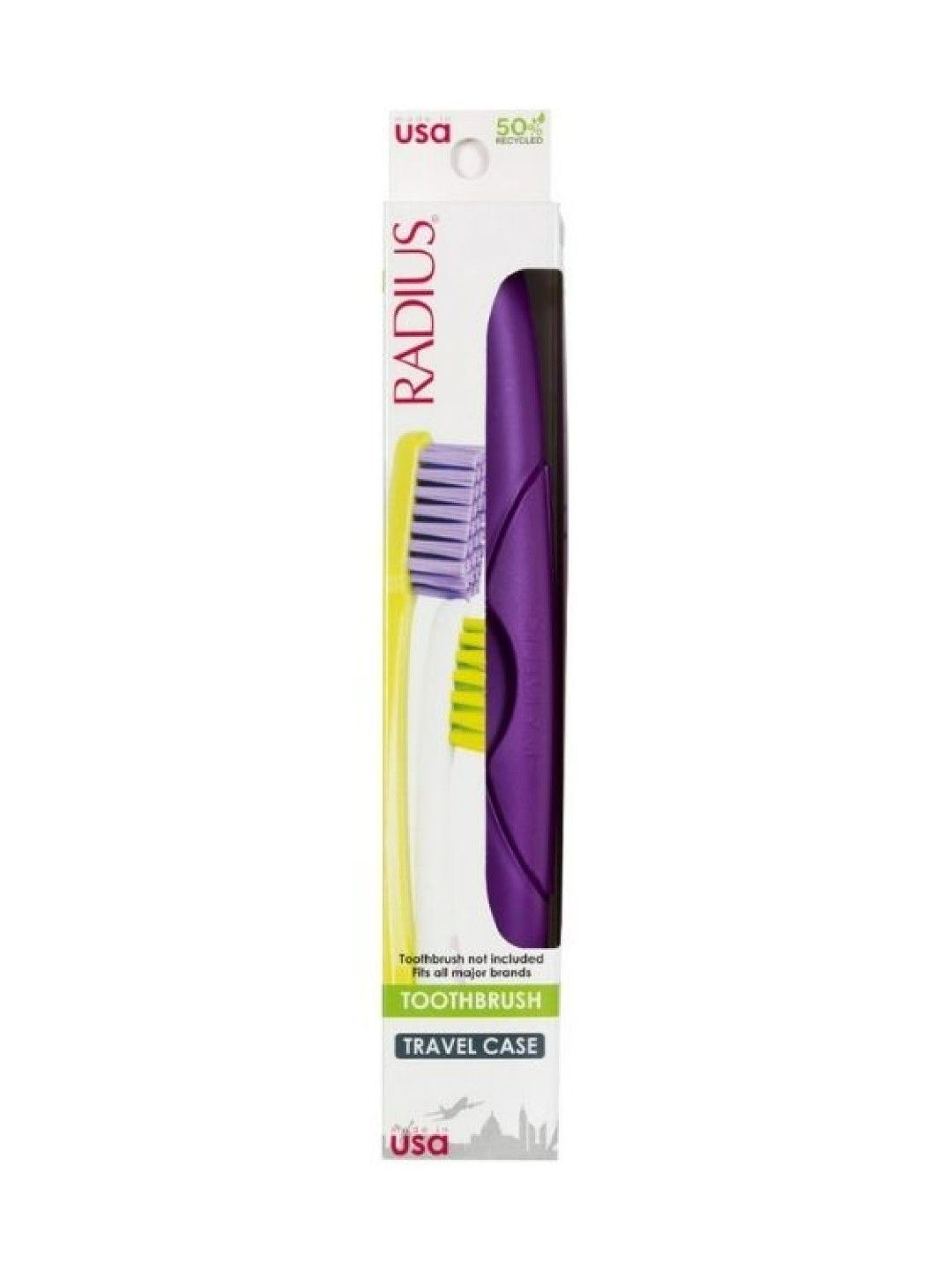 Radius Travel Case - Standard Toothbrush (Amethyst Purple- Image 2)