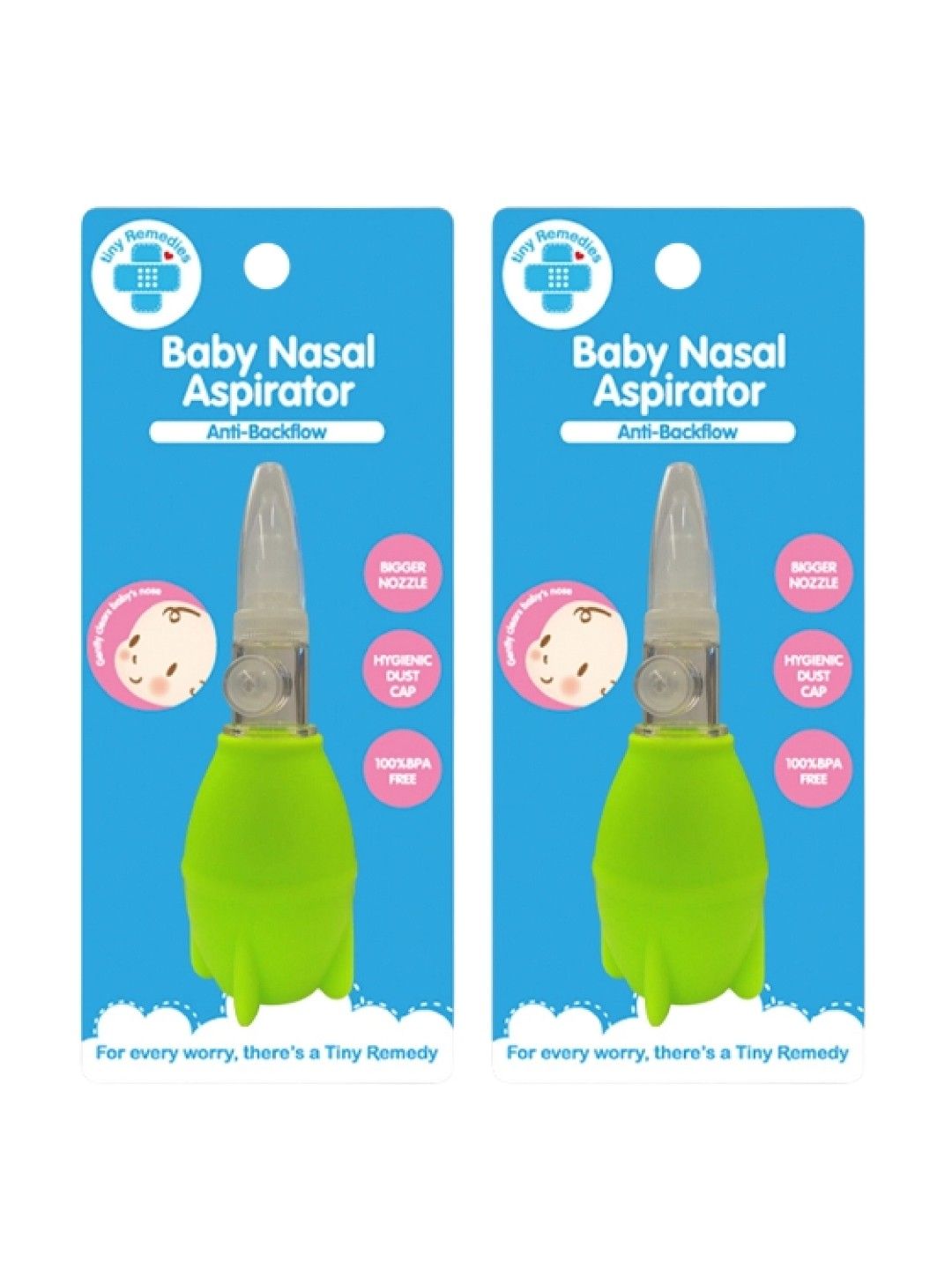 Tiny Buds Anti Backflow Rocket Nasal Cleaner (Bundle of 2) (No Color- Image 1)