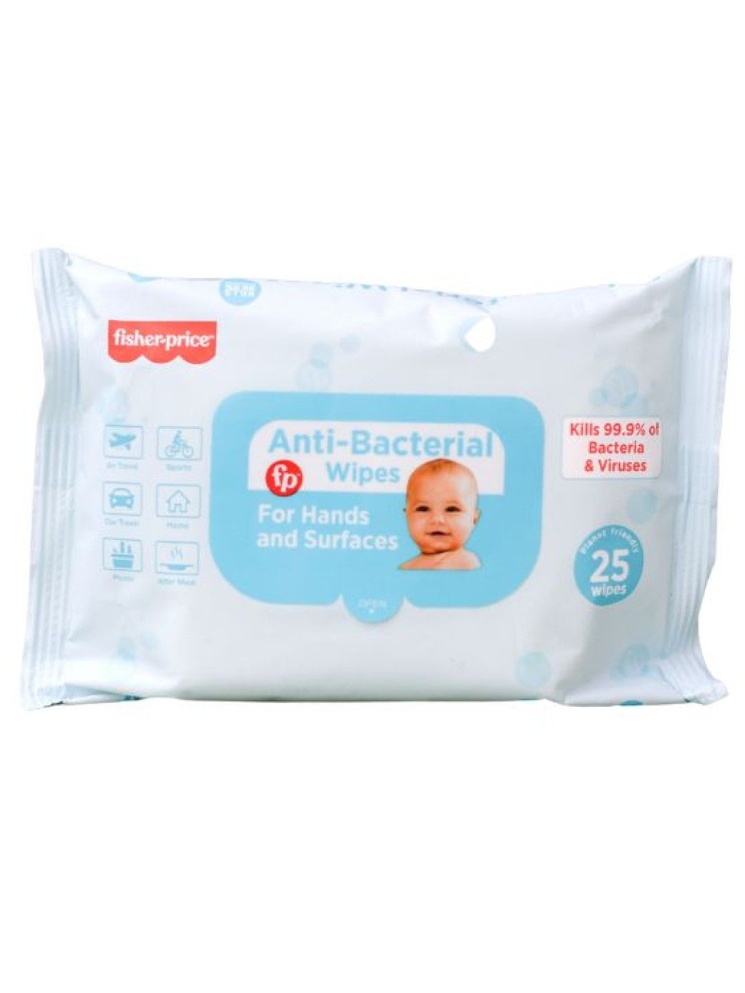 Fisher Price Anti-Bacterial Wet Wipes (25s) (No Color- Image 1)