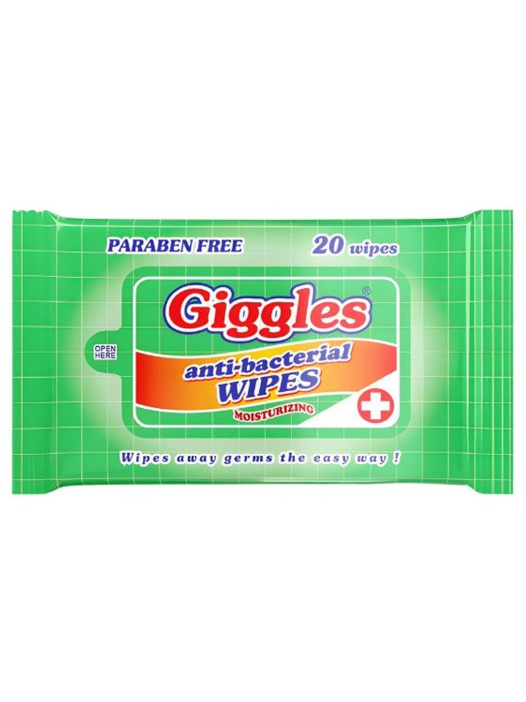Giggles Anti-Bacterial Wipes 20s (No Color- Image 1)