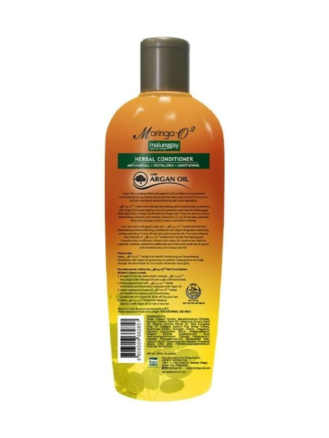 Moringa-O2 Anti-Hairfall Shampoo with Argan Oil (200ml) (No Color- Image 2)