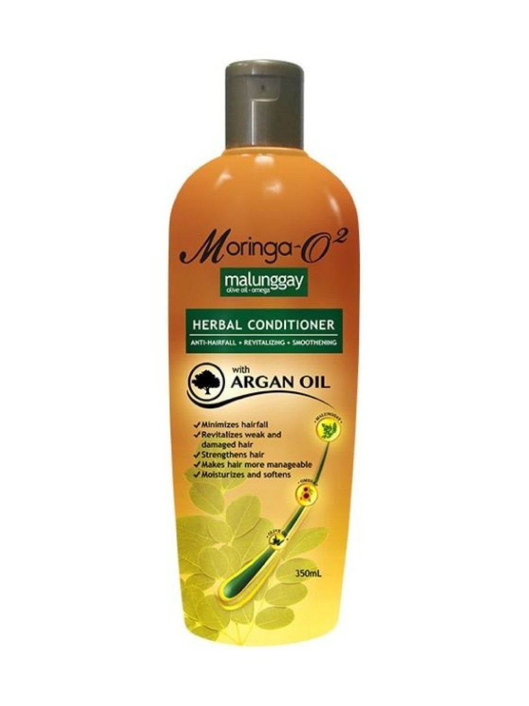 Moringa-O2 Anti-Hairfall Conditioner with Argan Oil (350ml)