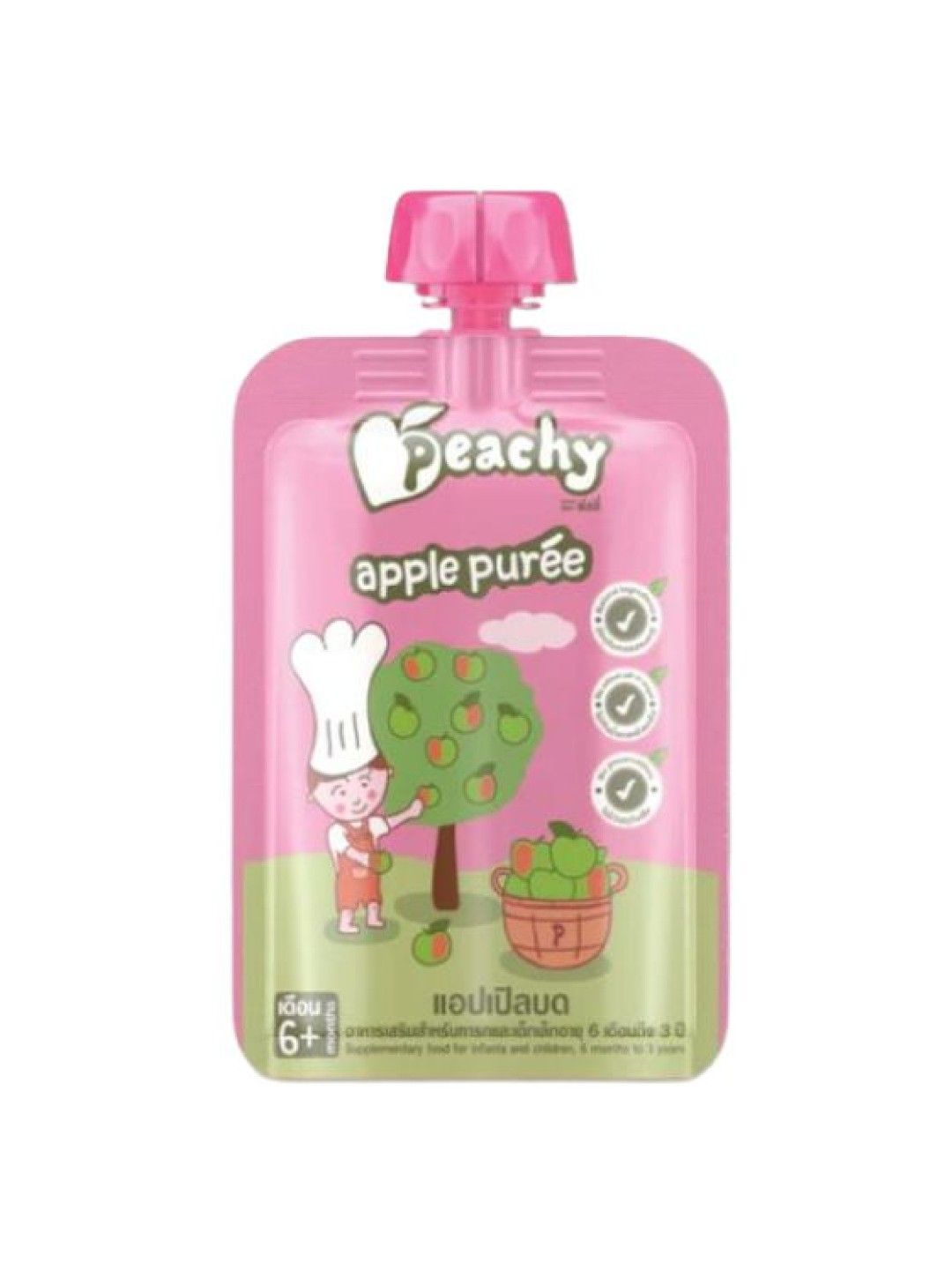 Peachy Baby Food Apple Purée (100g)