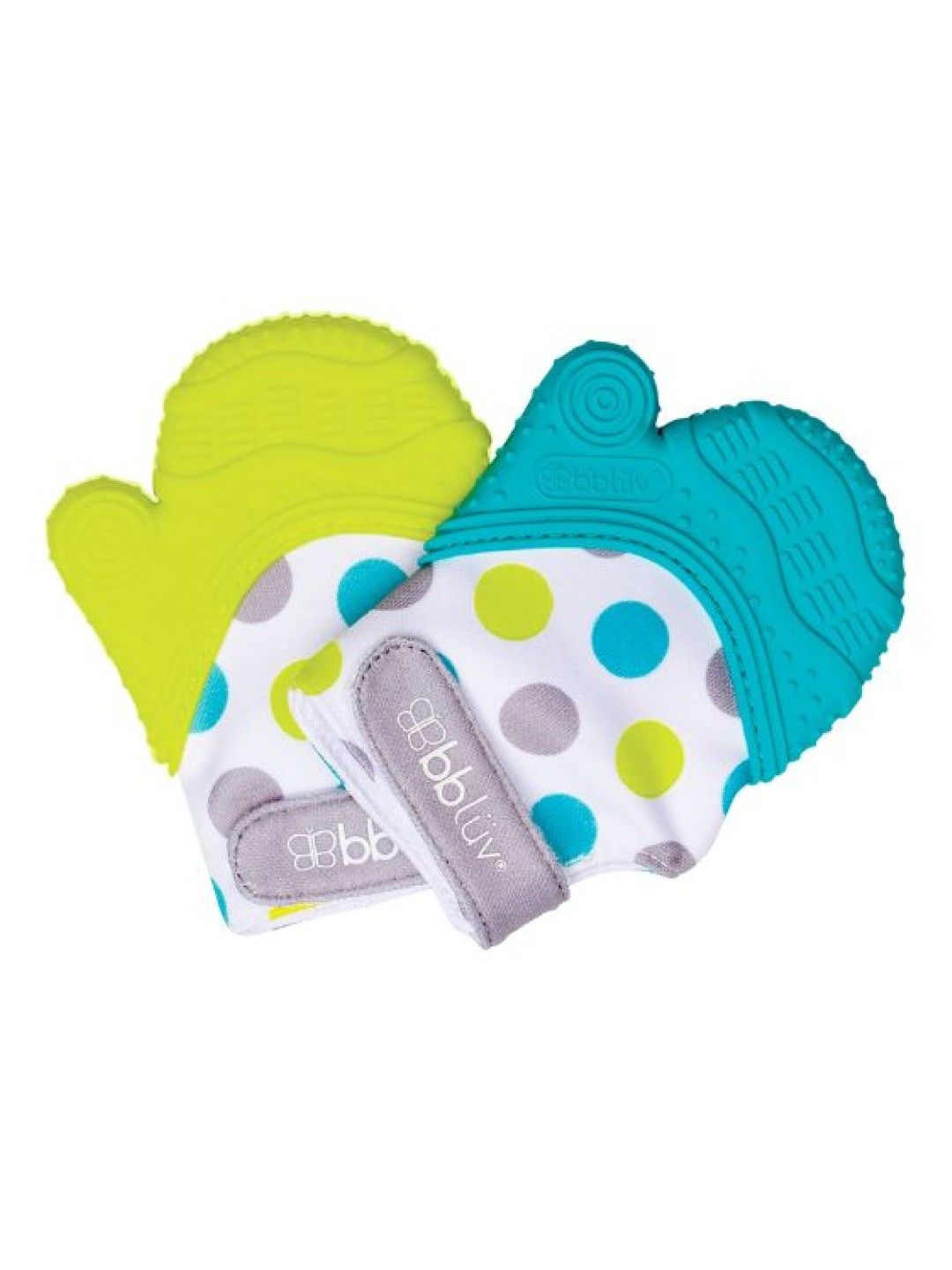 bbluv Glüv: 1 Piece Baby Teething Mitten (Aqua- Image 3)