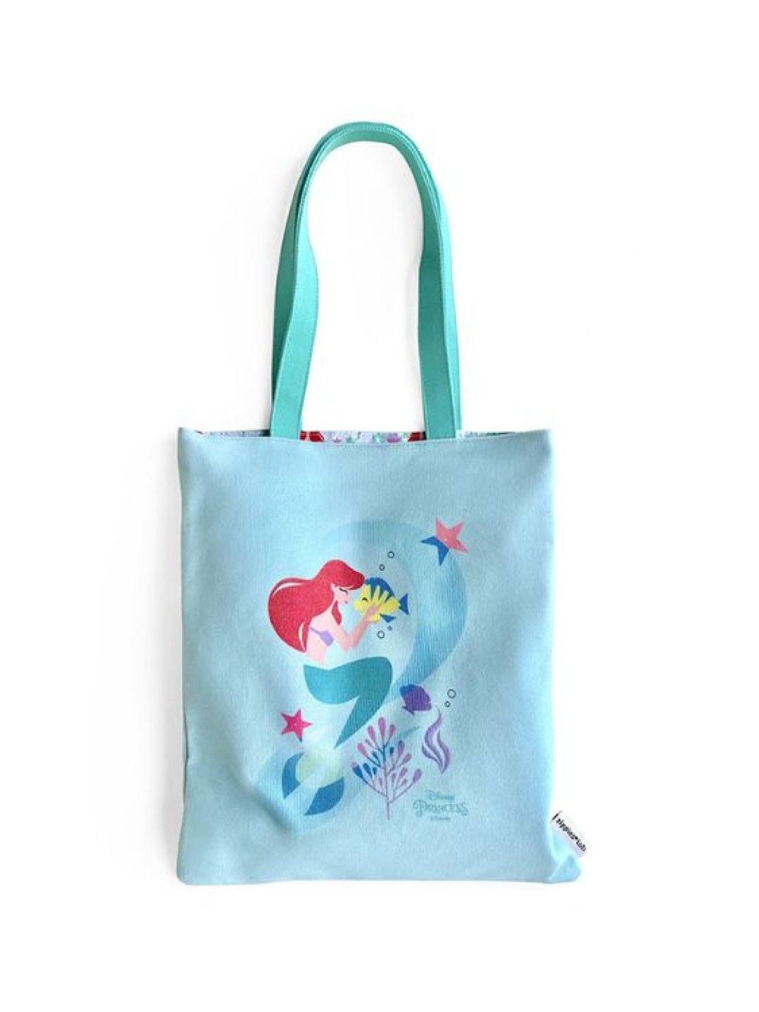Zippies Lab Disney Princess Geo Reverso Tote Bags (aRIEL- Image 3)