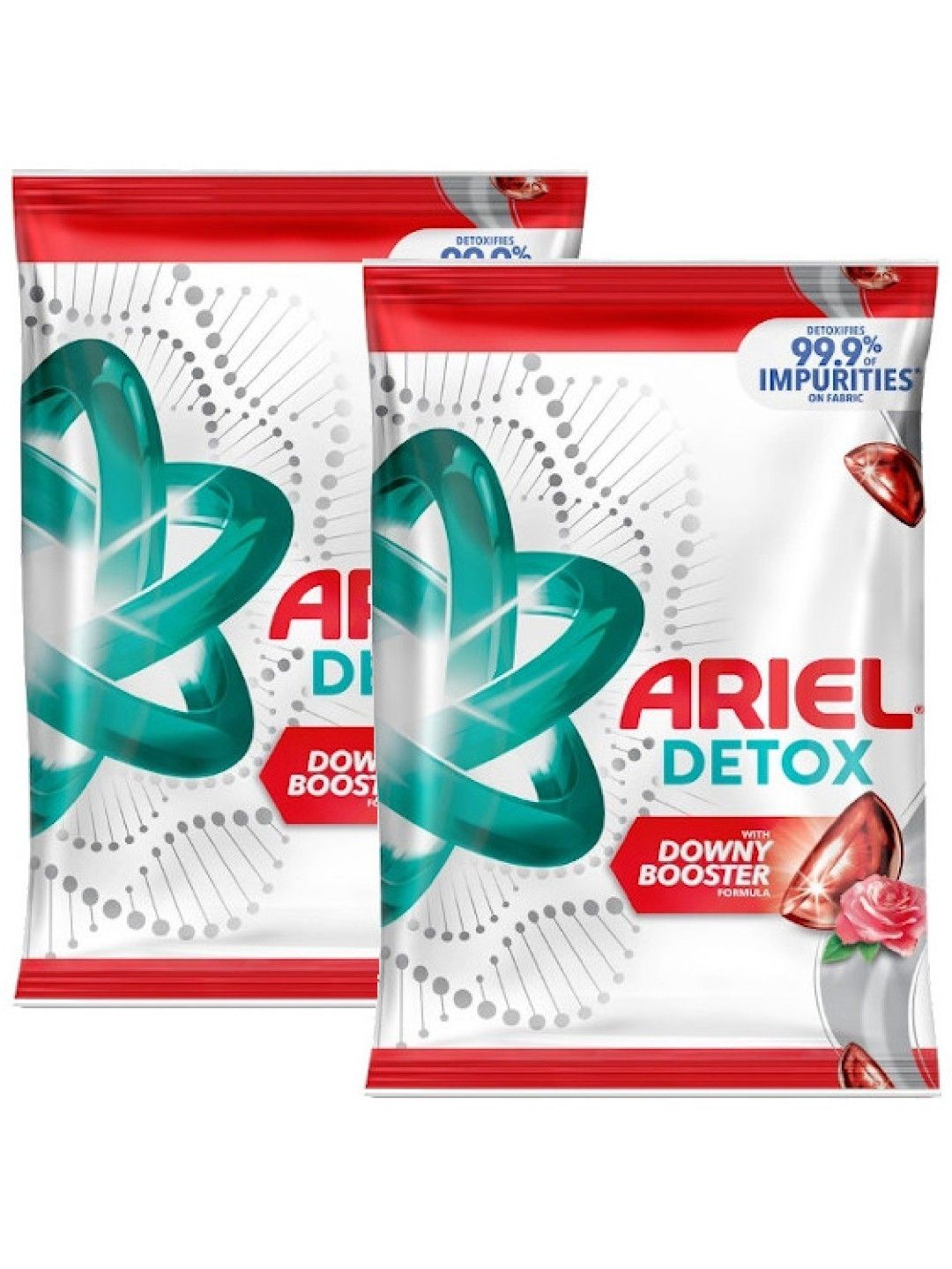 Ariel Detox Powder Detergent with Downy Booster 2-pack (1.32kg) (No Color- Image 1)