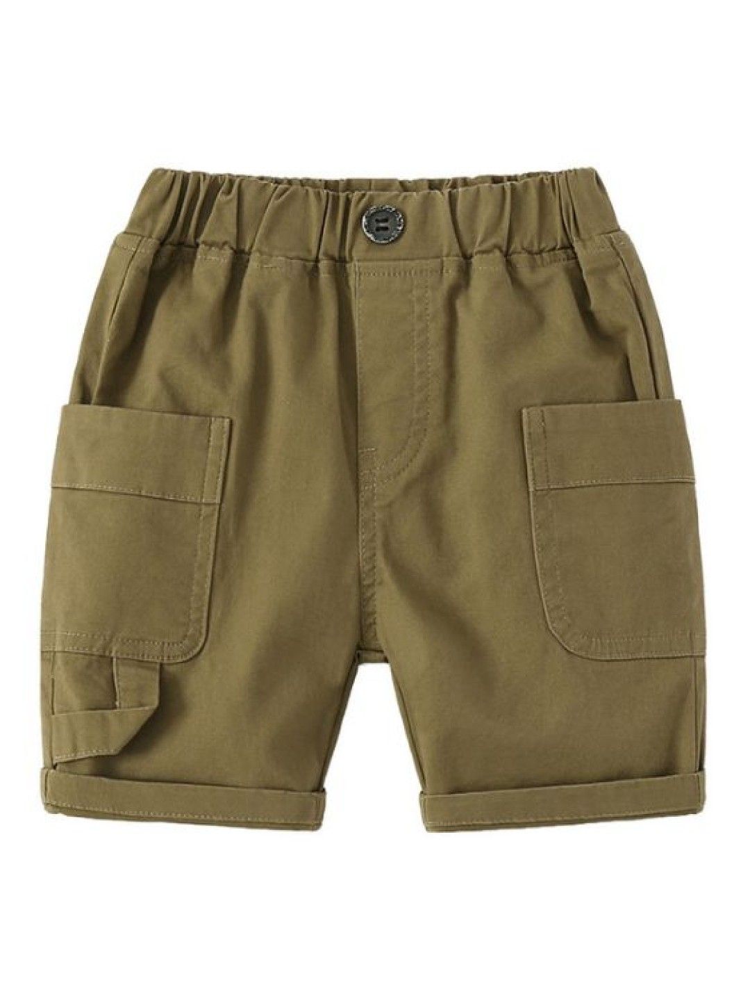 Cottonkind Army Green Cargo Shorts (Army Green- Image 1)