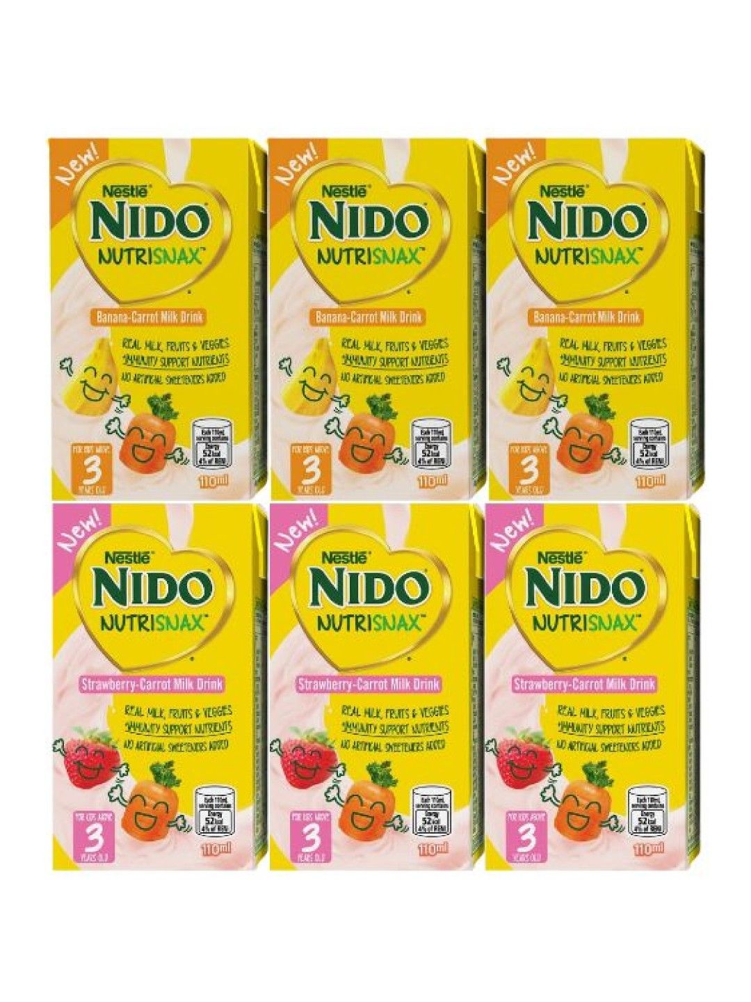 Nido NutriSnax Assorted - Bundle of 6 (No Color- Image 1)