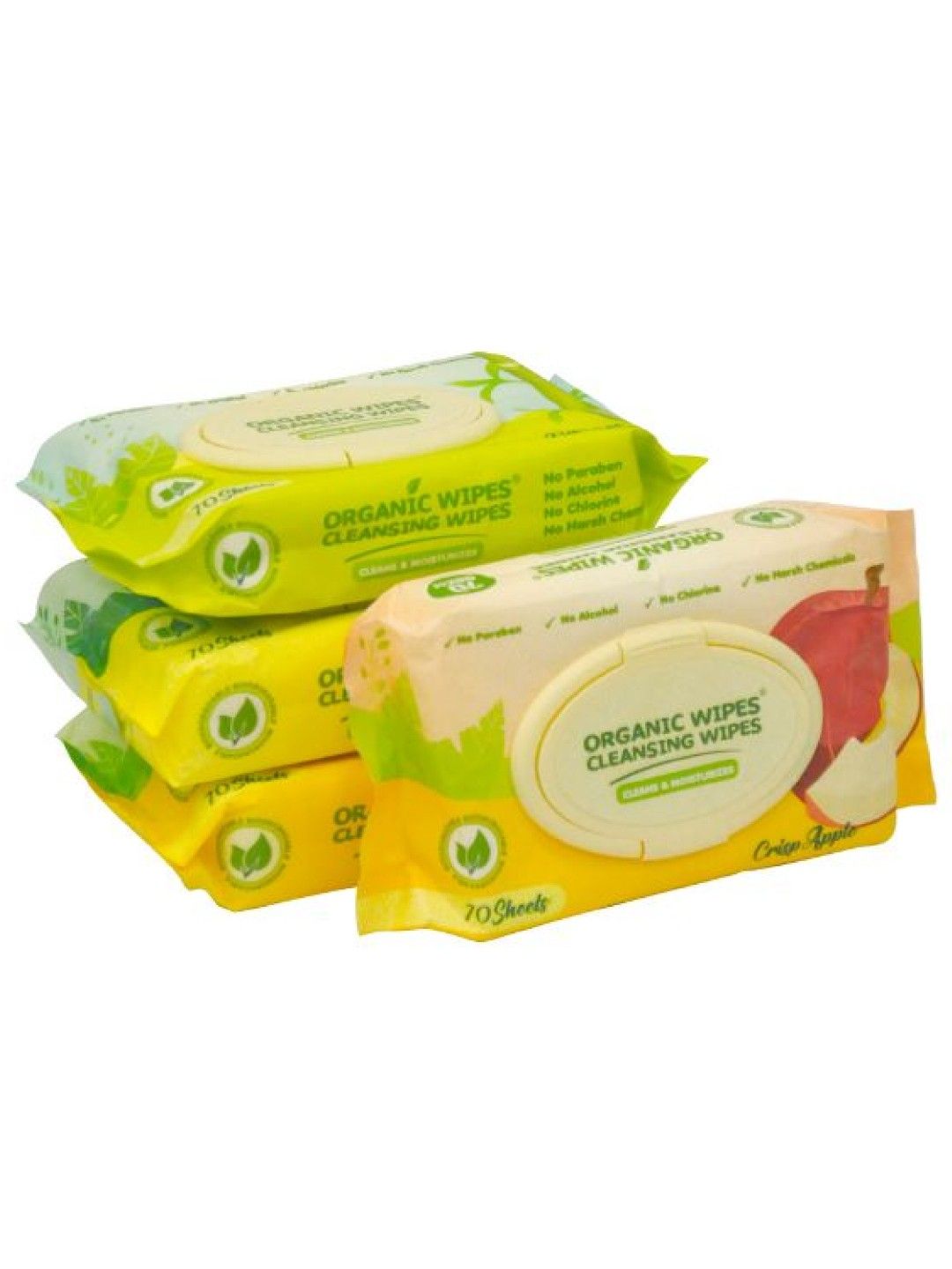 Organic Baby Wipes Organic Wipes Cleansing Wipes Assorted (70s x 4-pack)