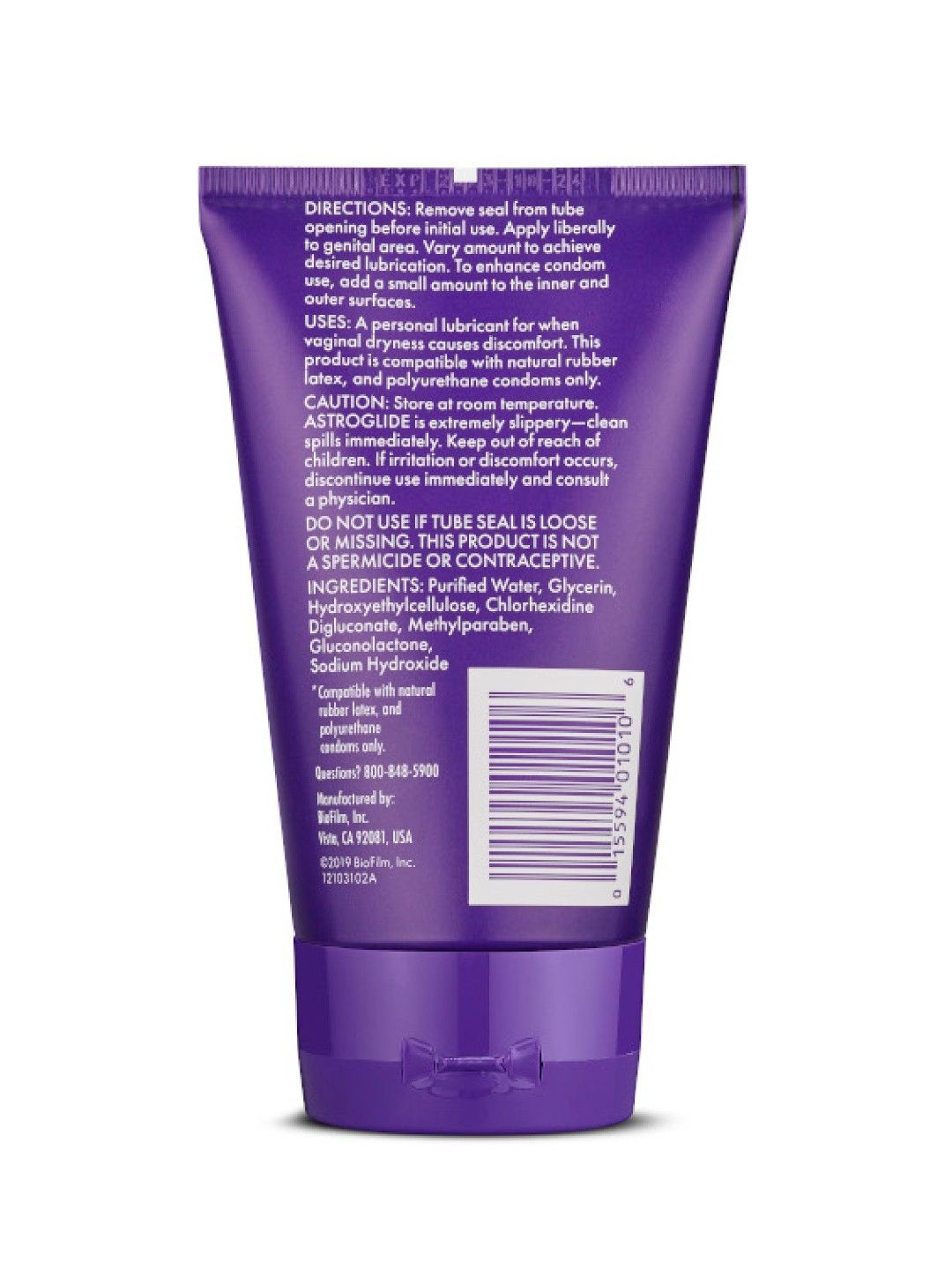 Astroglide Water Based Gel (4oz) (No Color- Image 2)