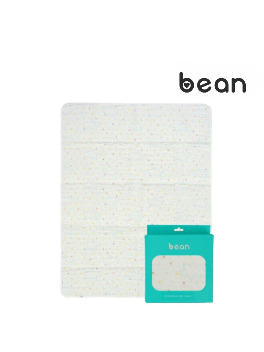bean Ava Waterproof Baby Mat Cloud + Free Baby Wipes Sakura Scent (100s) (No Color- Image 2)