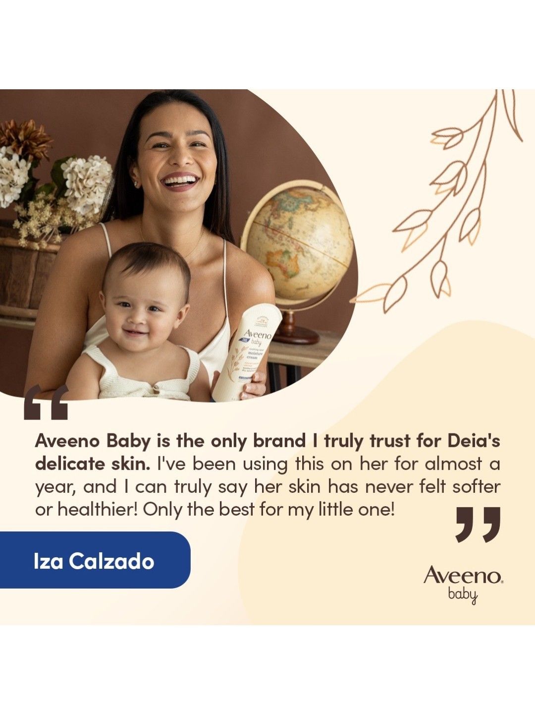 Aveeno Baby Soothing Relief Moisture Cream (100g) (No Color- Image 3)