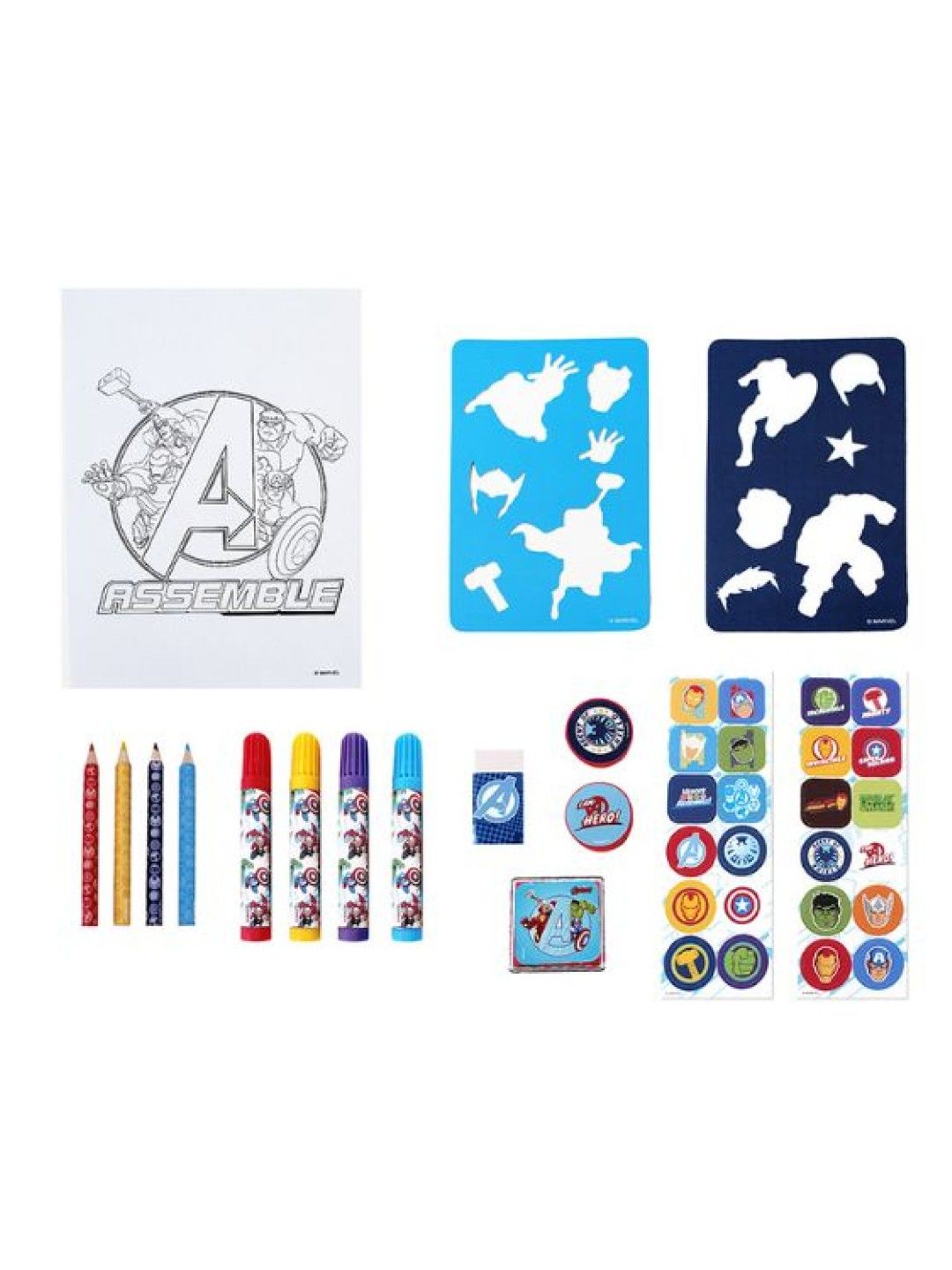 Artlings Marvel Creative Adventure Egg Art Set - Marvel Avengers (No Color- Image 3)