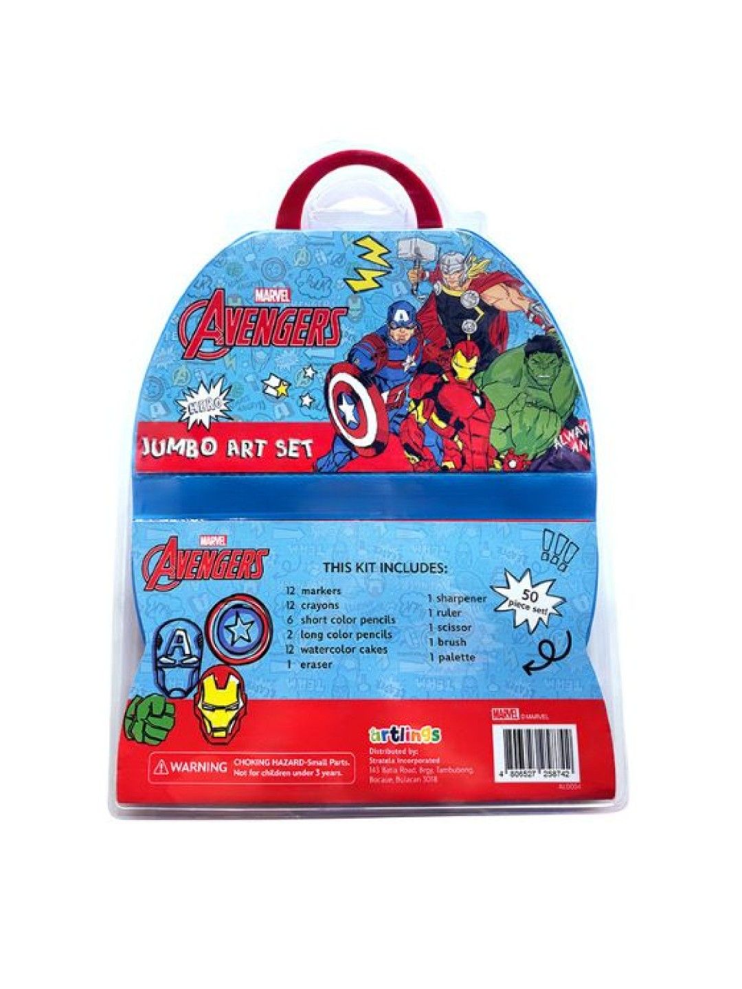 Artlings Jumbo Art Set 50 pcs - Marvel Avengers (No Color- Image 2)