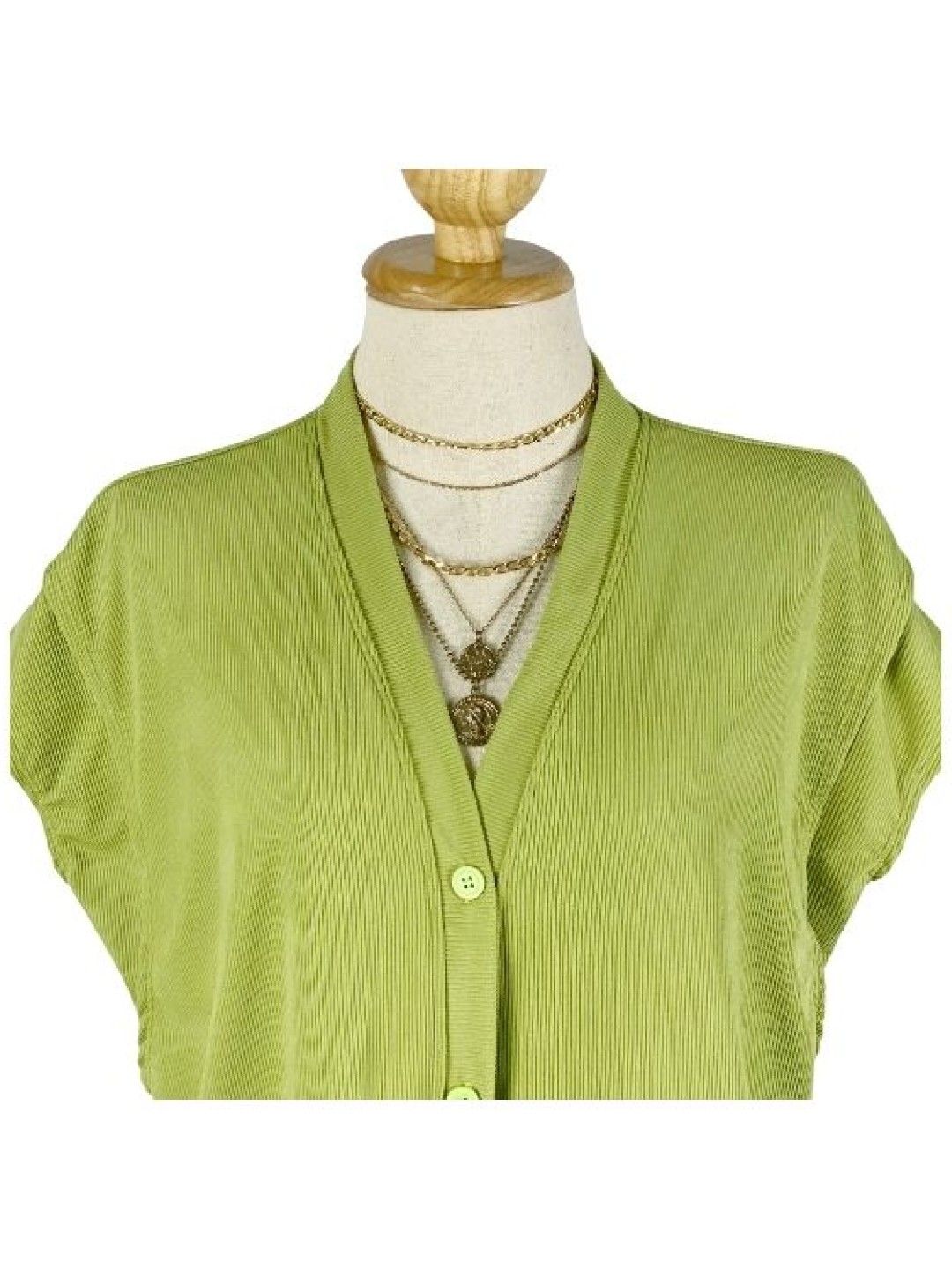 Mama Brand PH Batwing Button Breastfeeding Top (Avocado- Image 2)