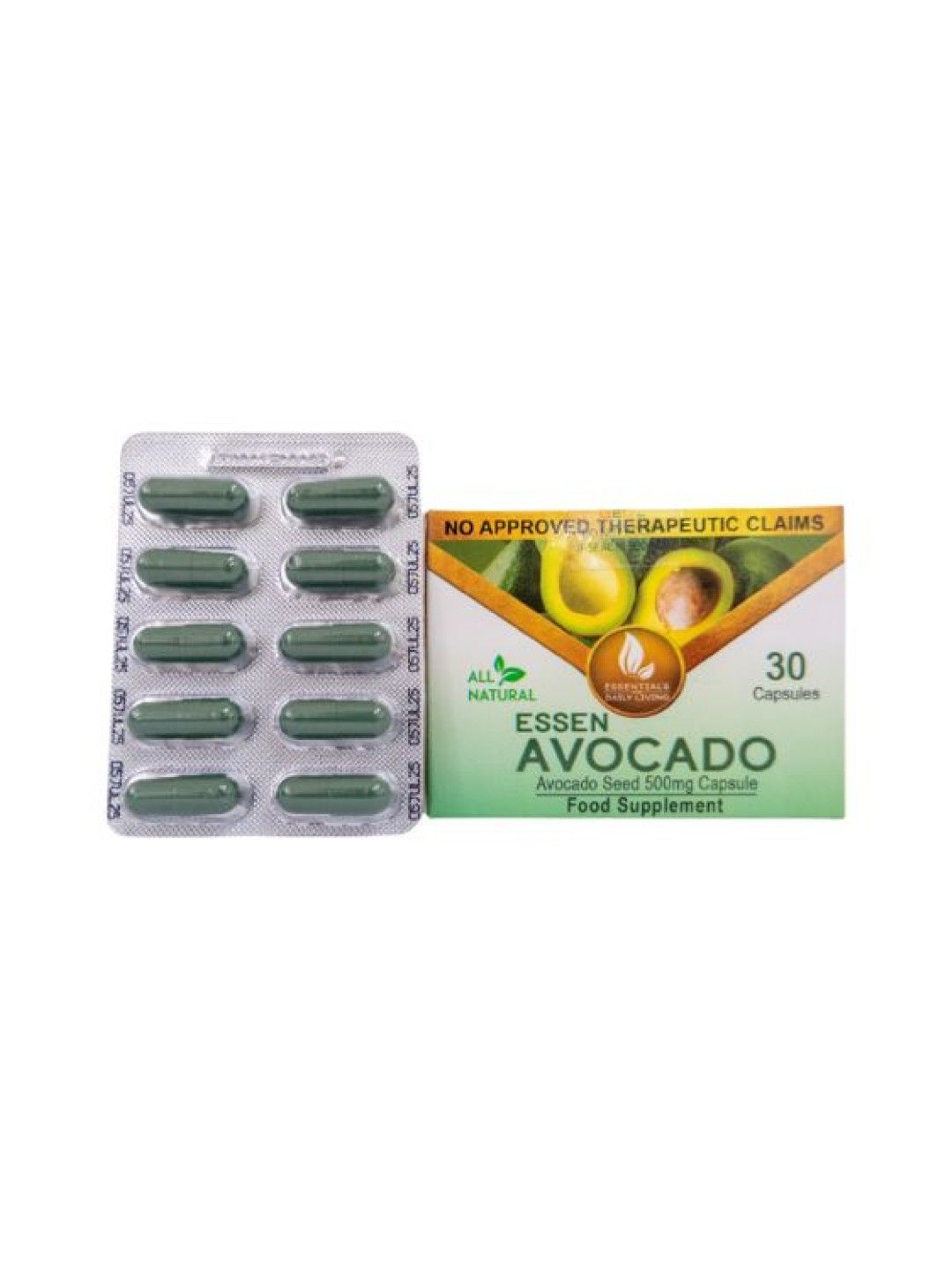 Essen Avocado Seed 500mg Capsule (30's) (No Color- Image 2)