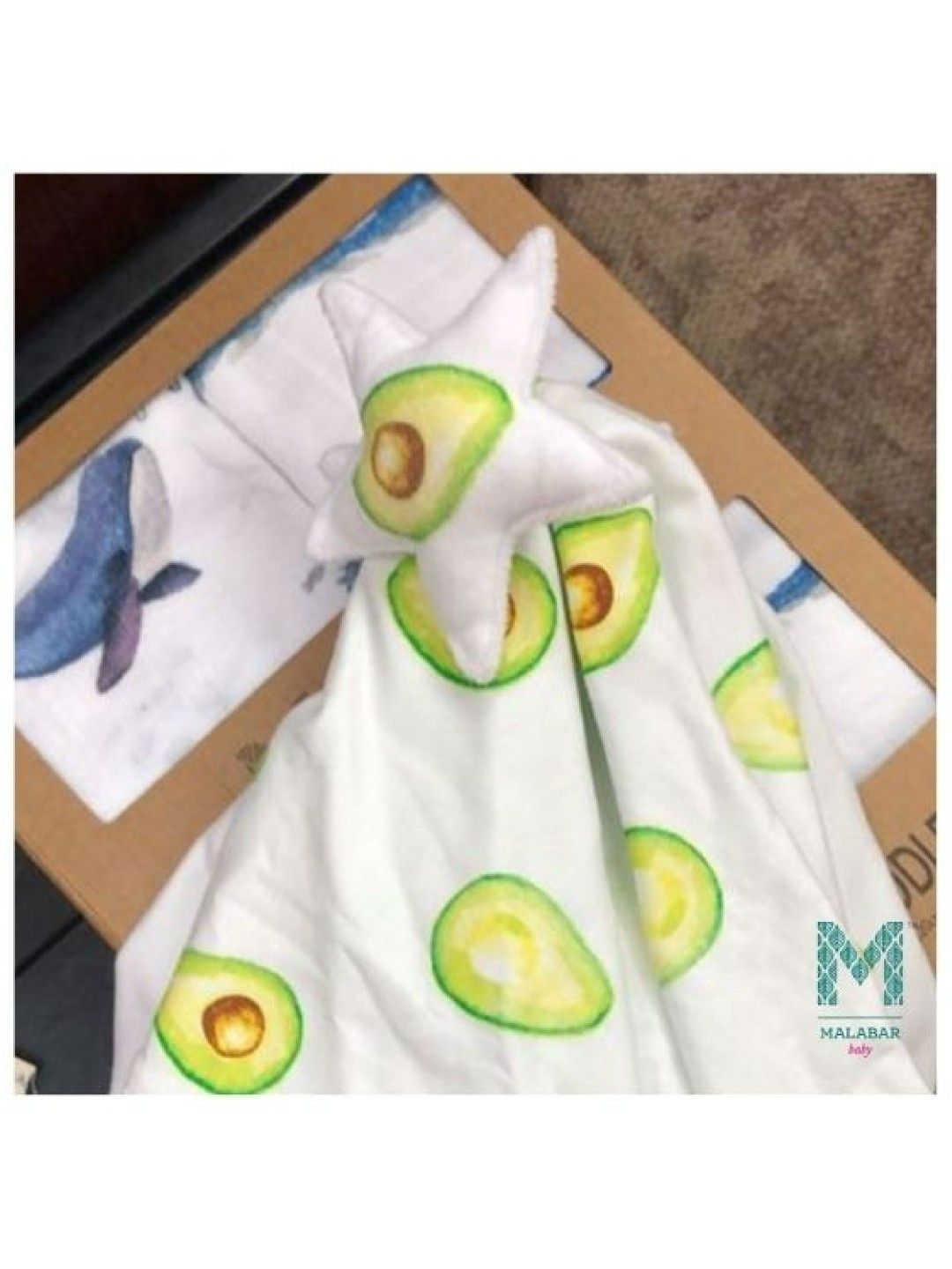 Malabar Baby Lovely Dou Dou Toy - Avocado Lime Stripe (No Color- Image 2)