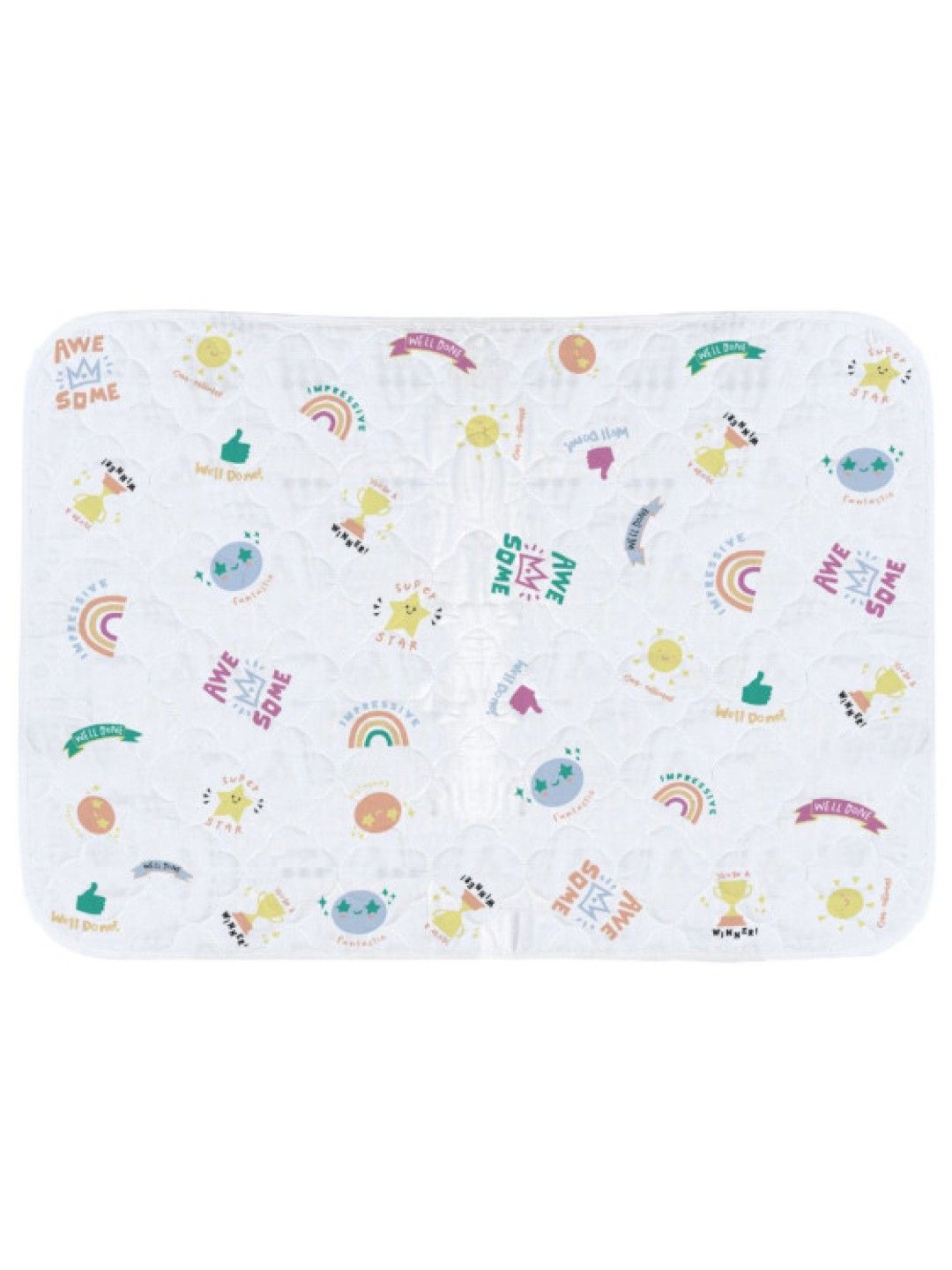 Swaddies PH Awesome Words Original Water-Absorbent Bedmat (No Color- Image 1)