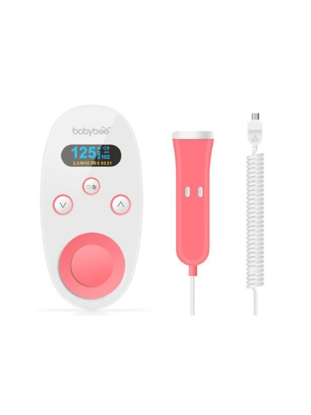 Babybee Philippines Pocket Fetal Doppler Ultrasonic Baby Heart Monitor (No Color- Image 2)