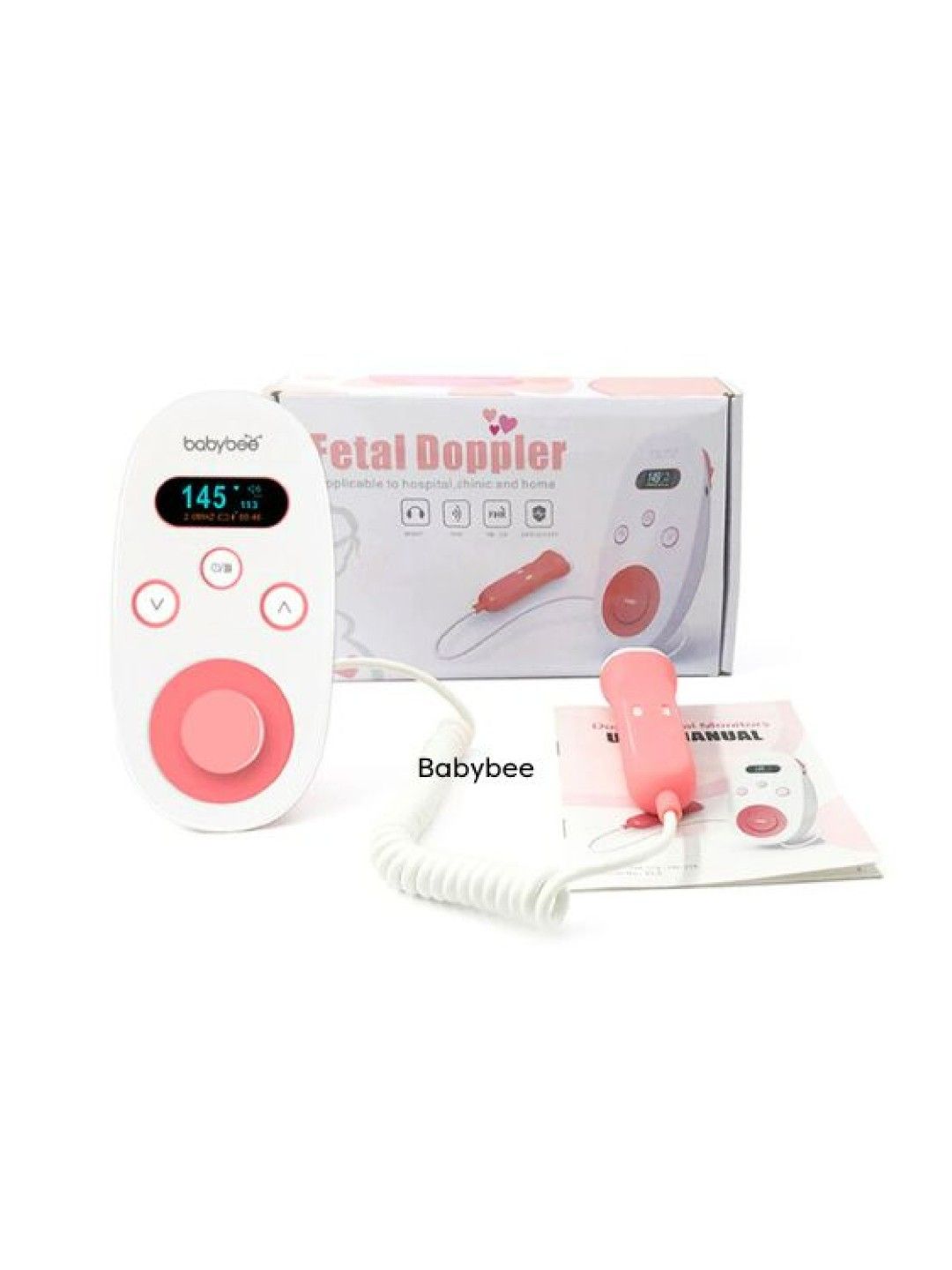 Babybee Philippines Pocket Fetal Doppler Ultrasonic Baby Heart Monitor (No Color- Image 1)