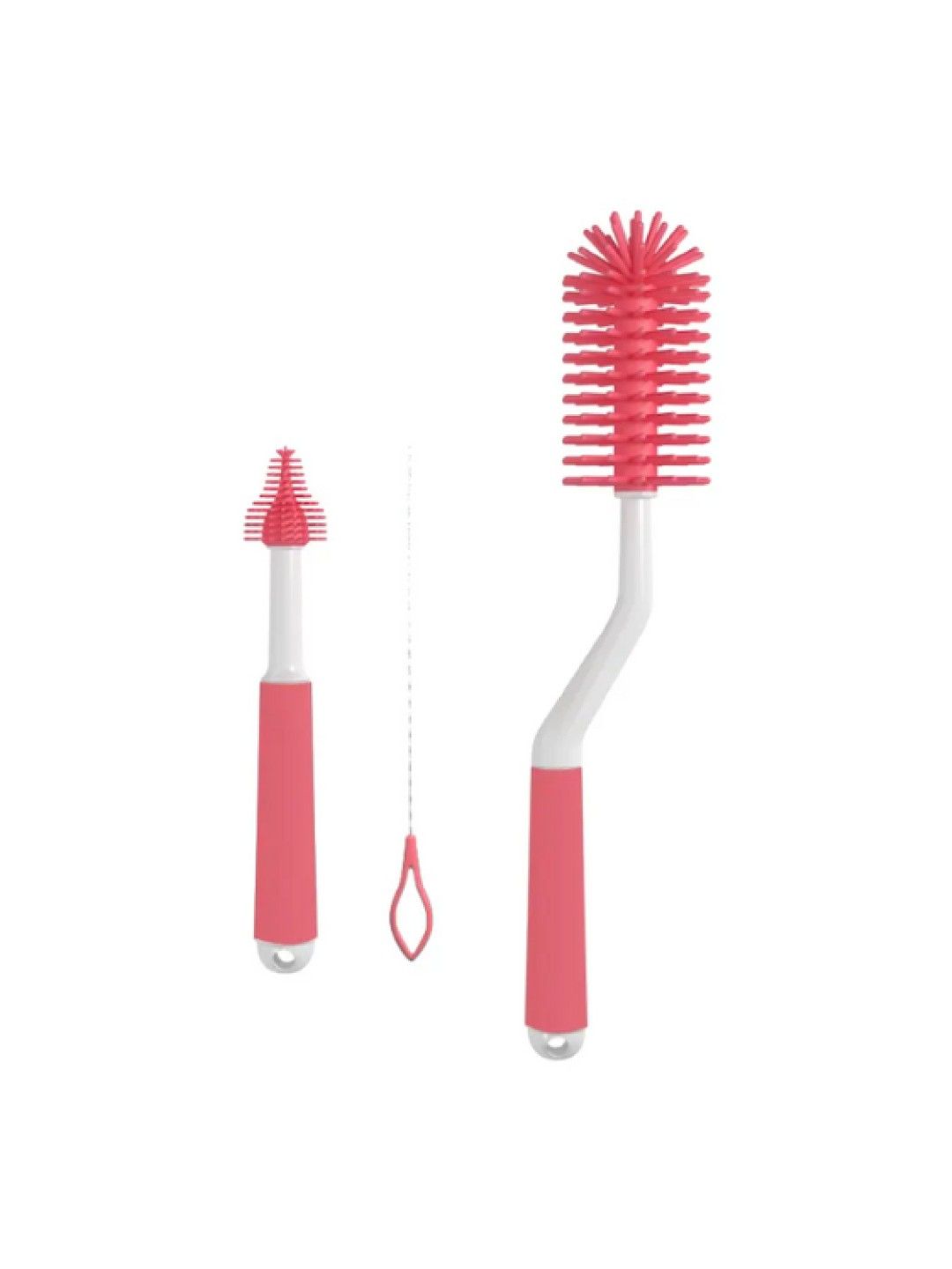 Babybee Philippines Silicone Bottle Brush Cleaner (Pink- Image 1)