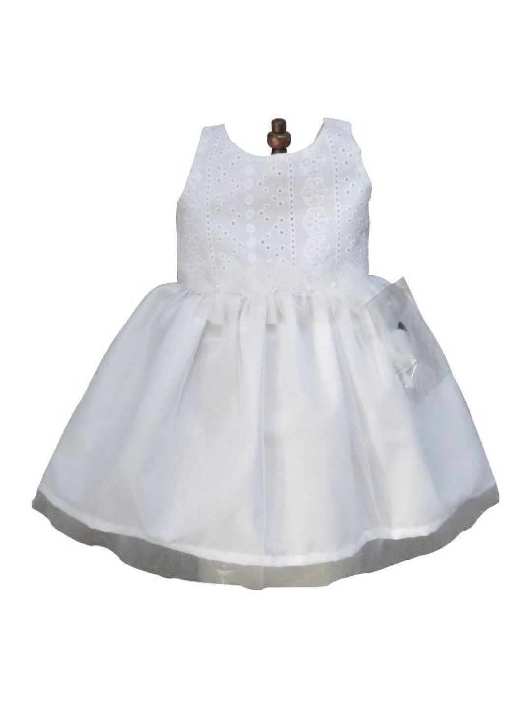 Bebeta Sleeveless Formal Dress (White- Image 1)