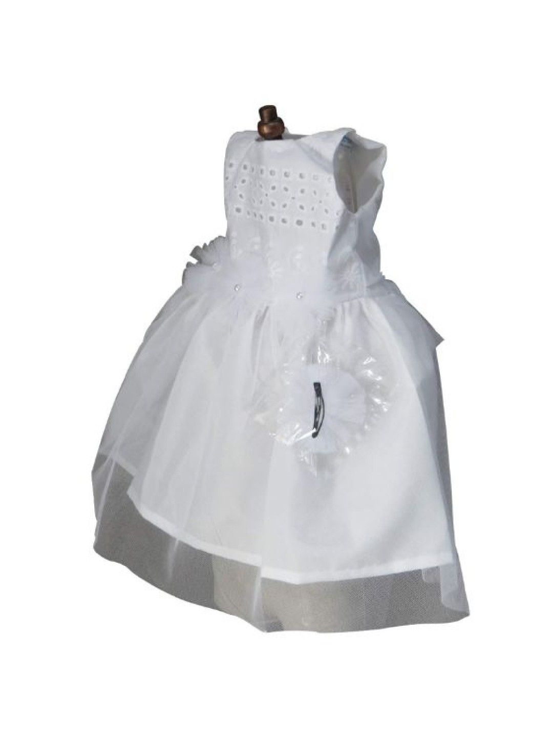 Bebeta Sleeveless Formal Dress (White- Image 3)