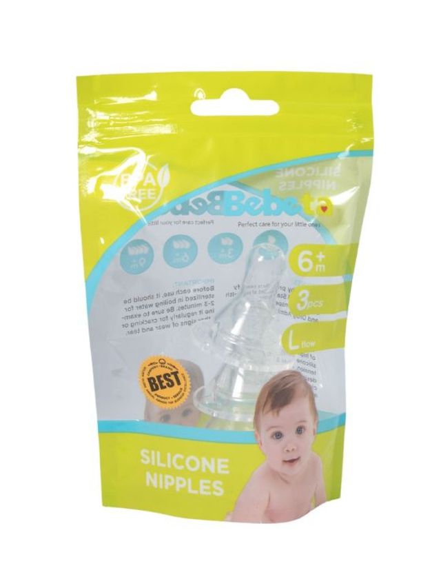 Bebeta Nipple Regular Neck Food Grade Liquid Silic | edamama