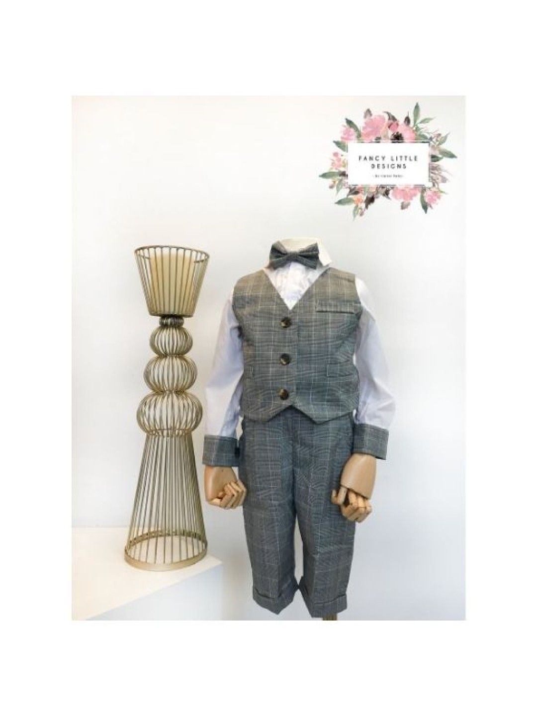 Fancy Little Designs BECKHAM Suit (Gray- Image 2)