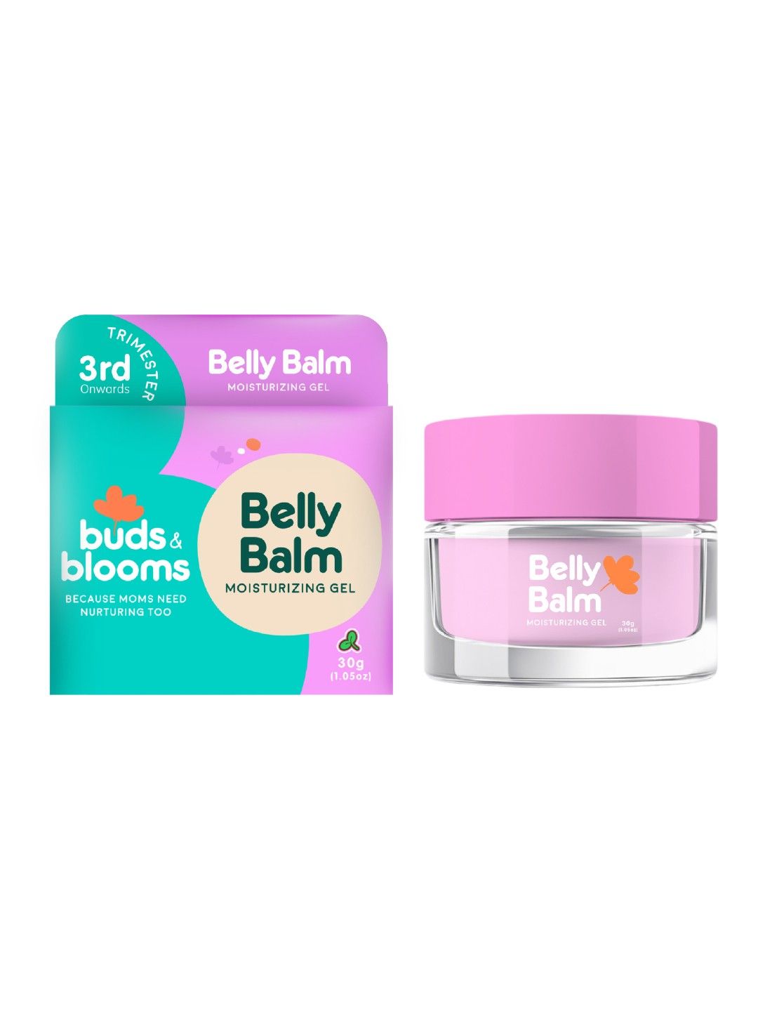 Buds & Blooms Buds & Blooms Belly Balm Moisturizing Gel 30G (No Color- Image 1)