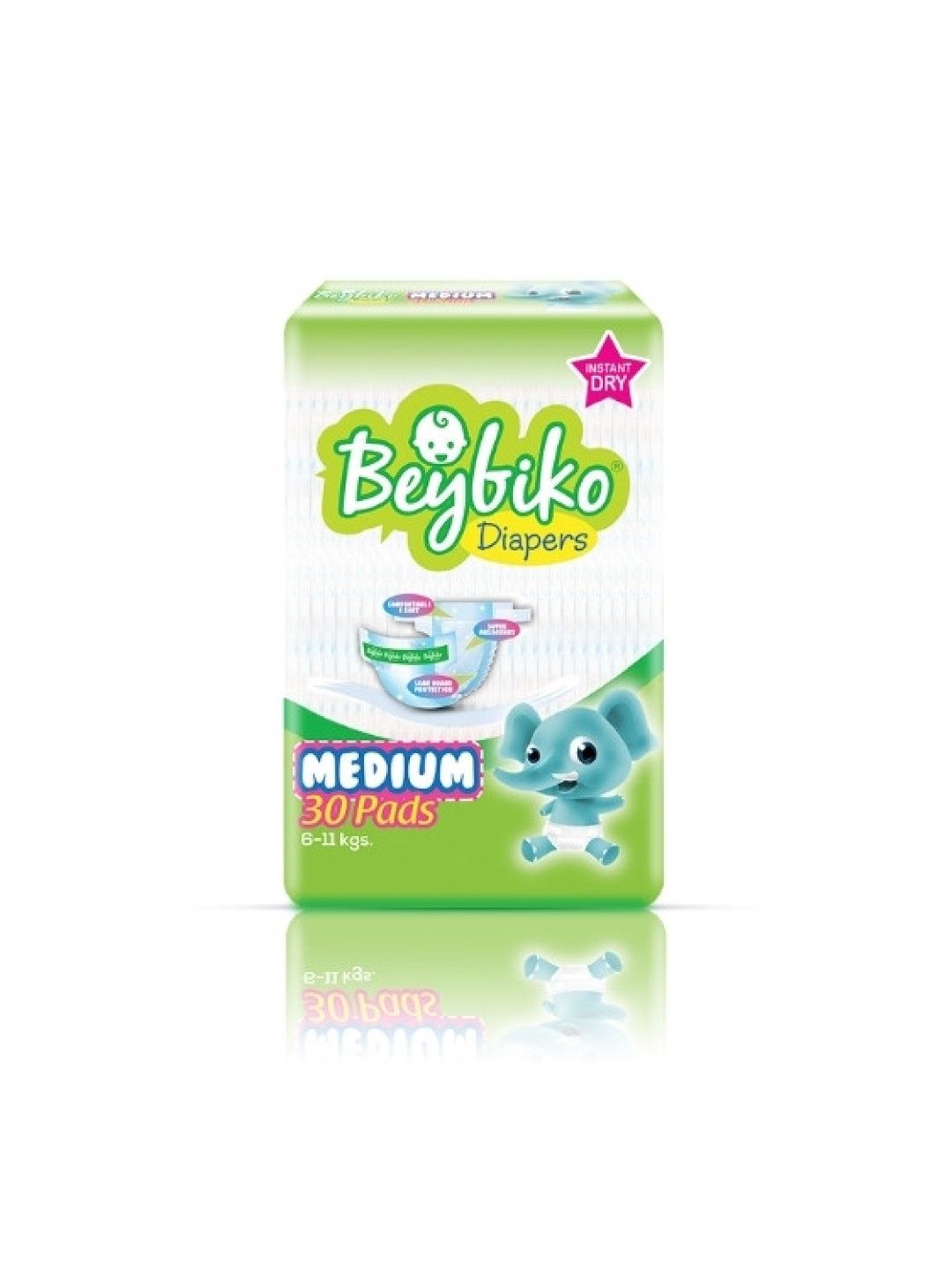 Beybiko Baby Diapers Medium 30s