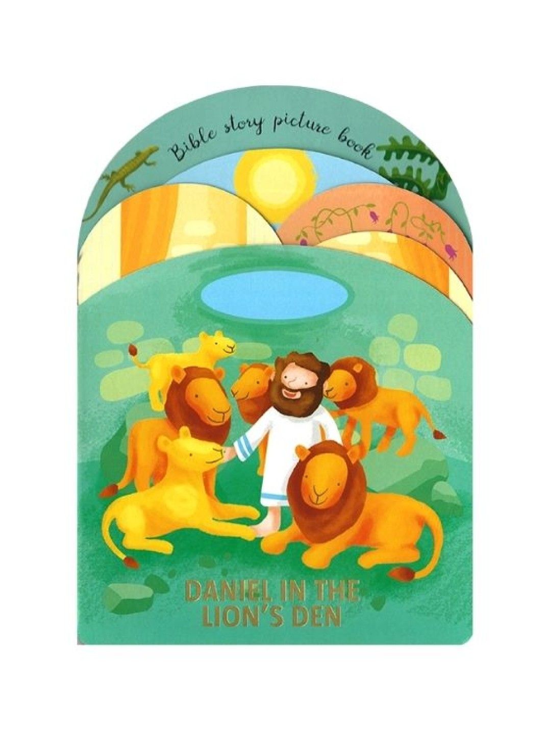 Learning is Fun Bible Story Picture Book - Daniel In The Lion's Den (No Color- Image 1)