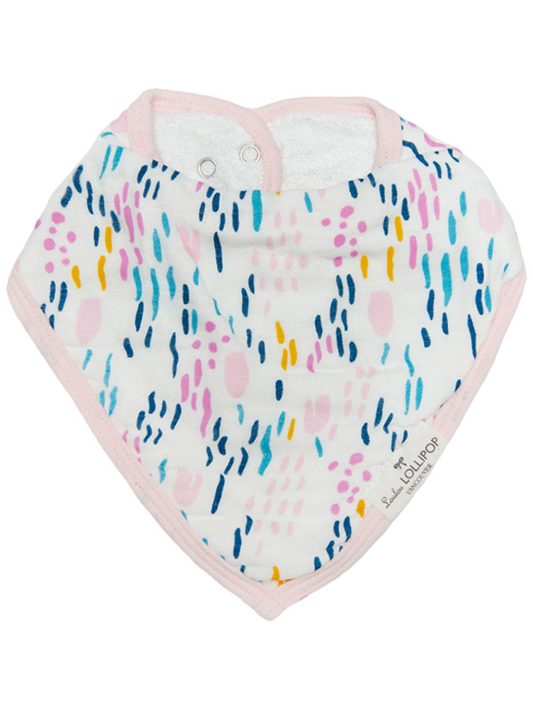 Lou Lou Lollipop Light Field Floral Muslin Bandana Bib Set (No Color- Image 3)