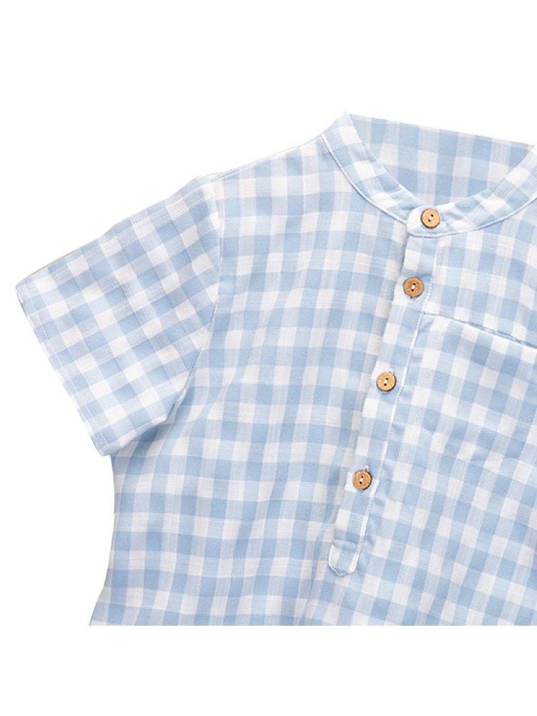 Meet My Feet Collared Shirt (Blue- Image 3)