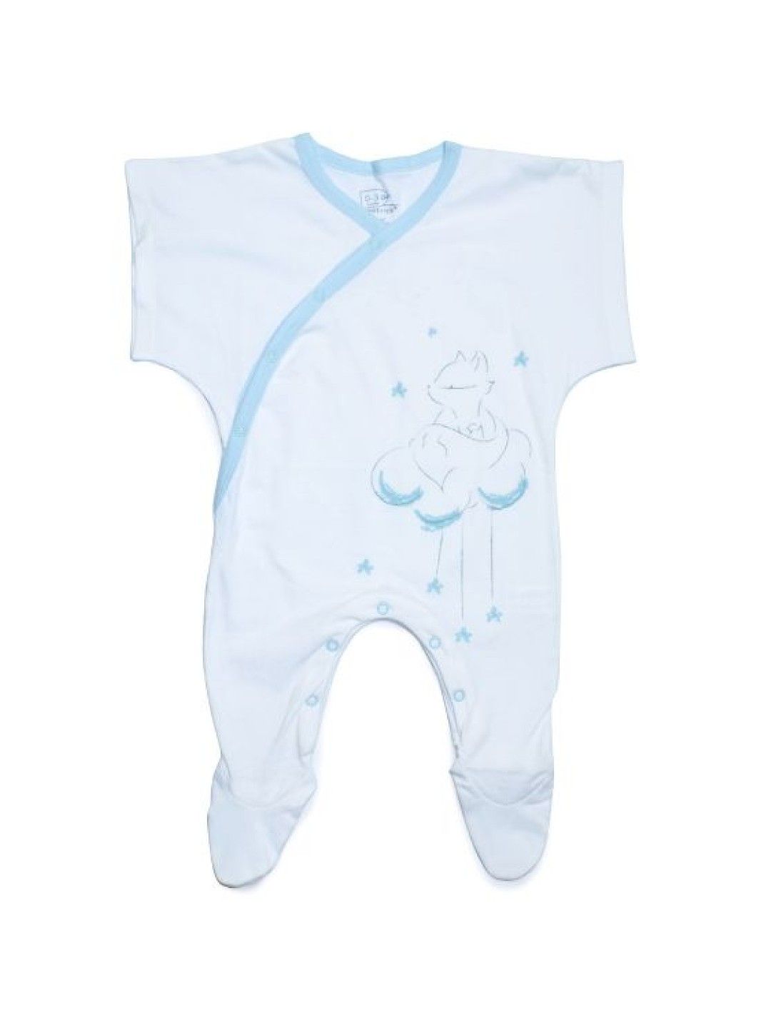 St. Patrick Sakura Sleepsuit (Blue- Image 1)