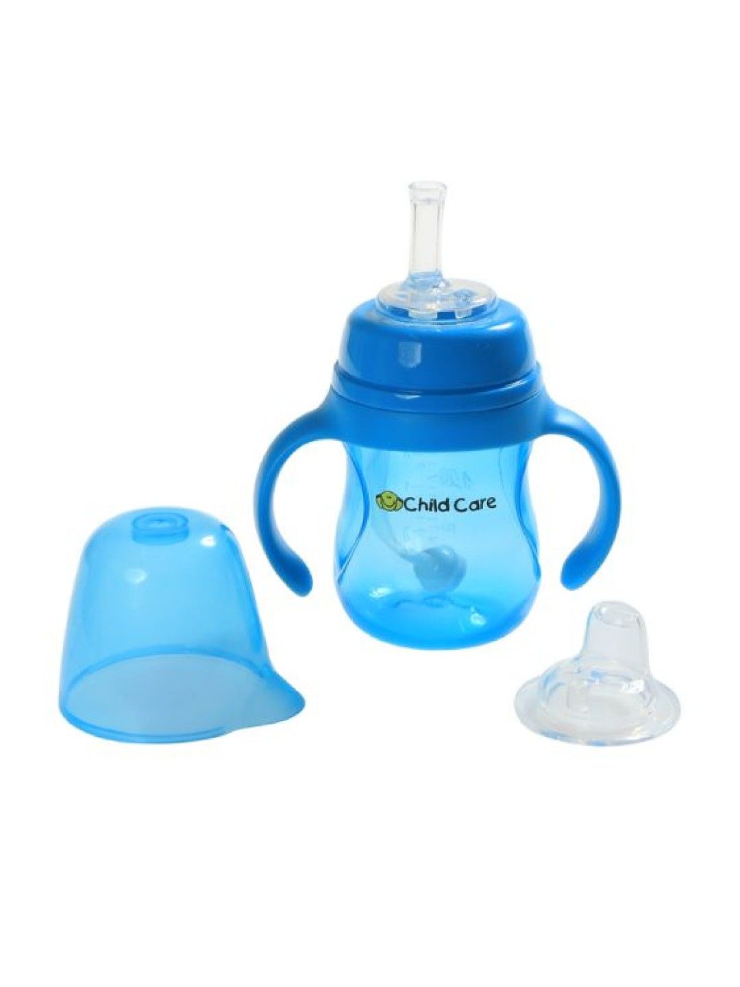 Child Care 3-in-1 Training Cup for Baby or Toddler (BPA Free) (Blue- Image 1)