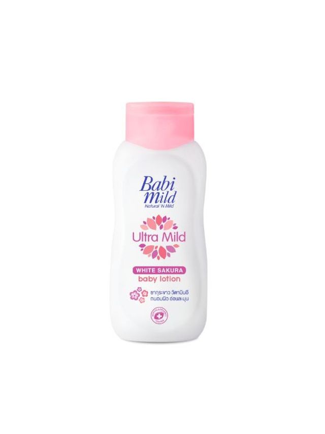 Babi Mild Ultra Mild Baby Lotion White Sakura | edamama