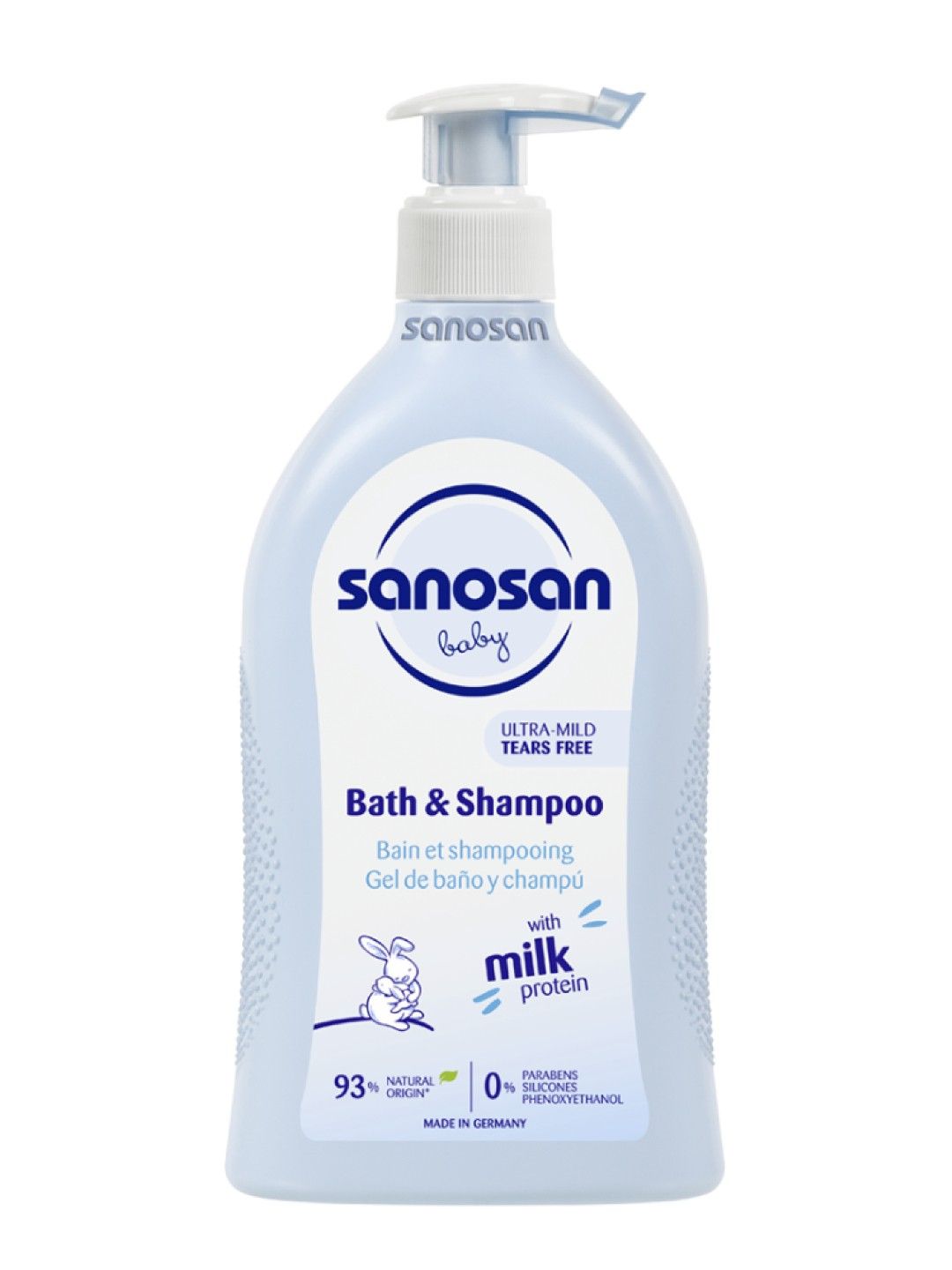 Sanosan Baby Bath and Shampoo w/ Dispenser 500ml