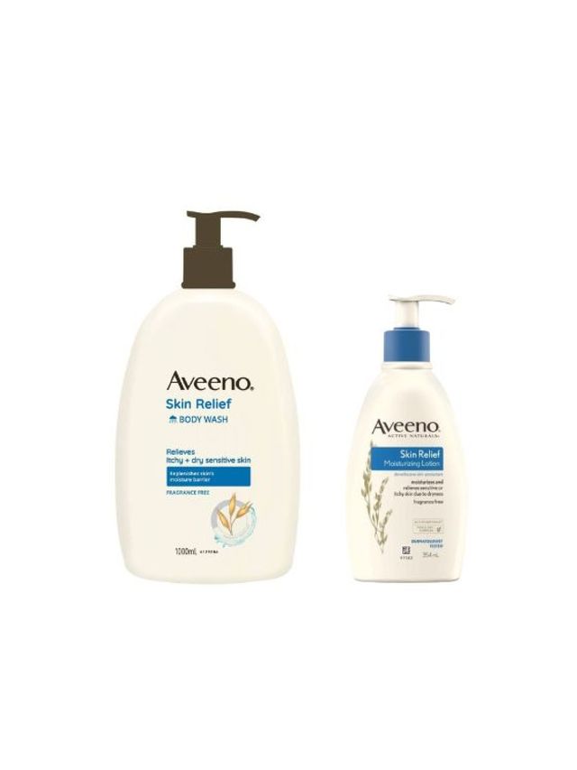 Aveeno Skin Relief Body Wash (1L) + FREE Lotion 354ml