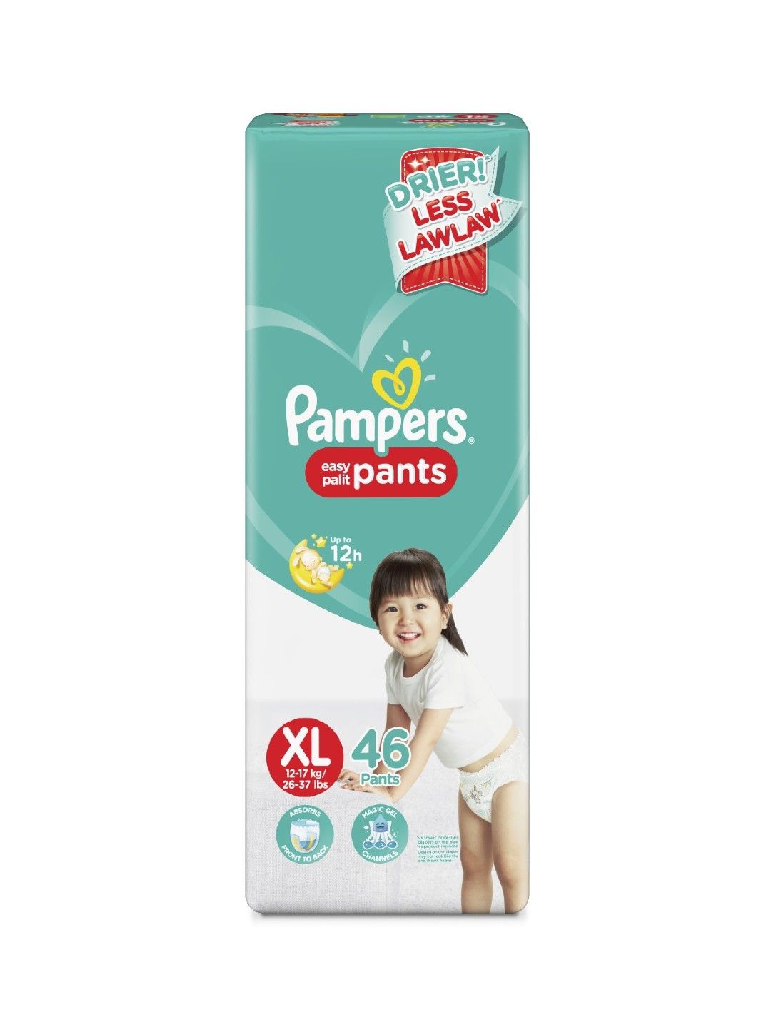 Pampers Baby Dry Diaper Pants XXL 40 Pieces | Shopee Philippines