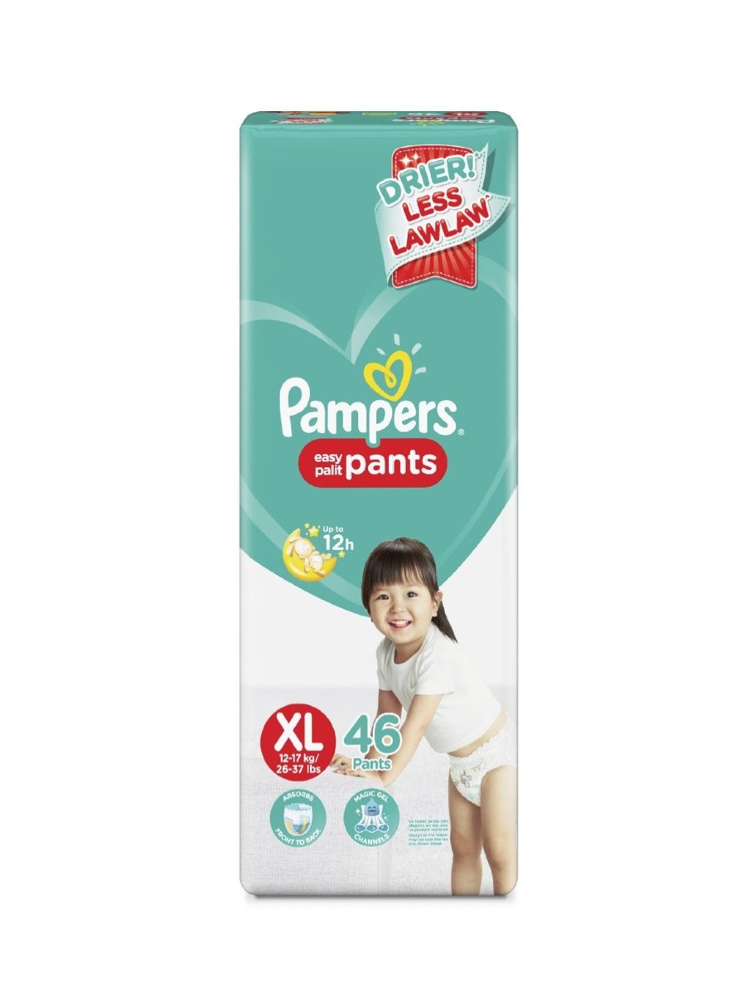 Pampers Baby Dry Pants XL 46s x 1 pack (46 pcs)